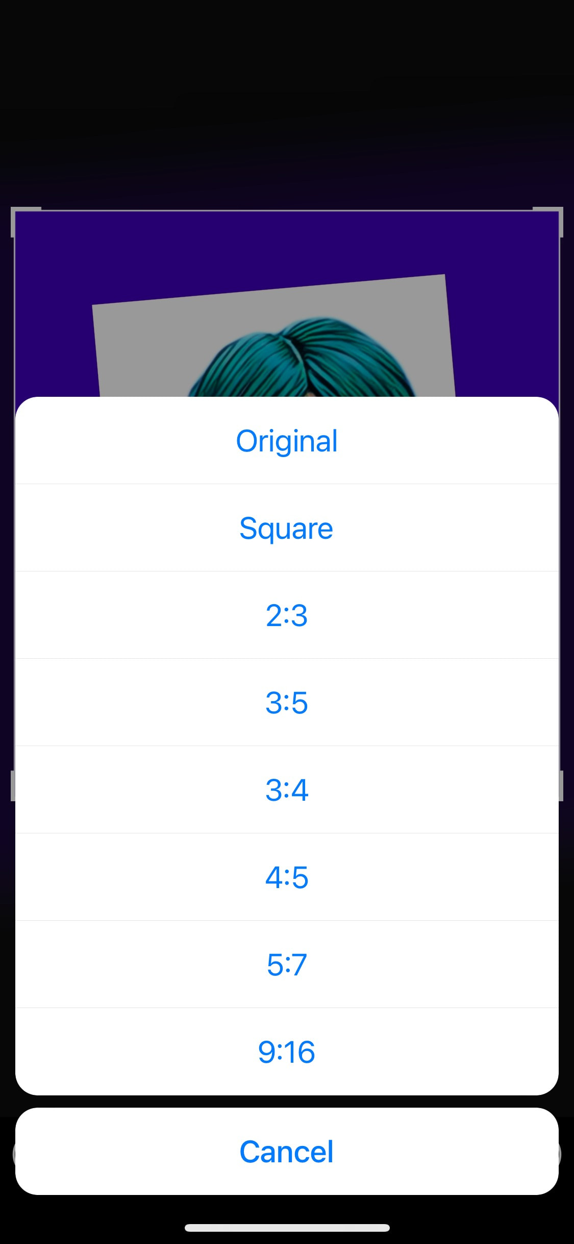 Telegram iOS screen 703