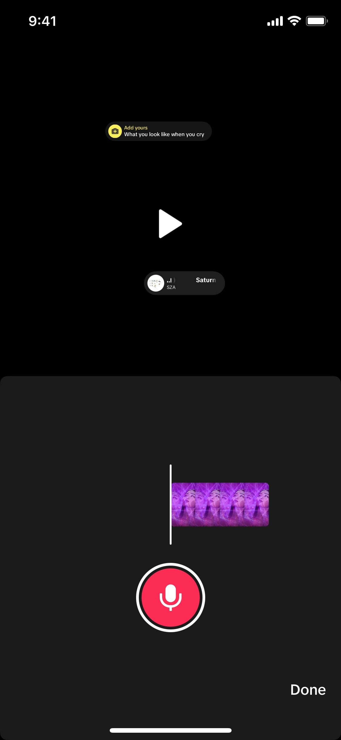 TikTok iOS screen 158