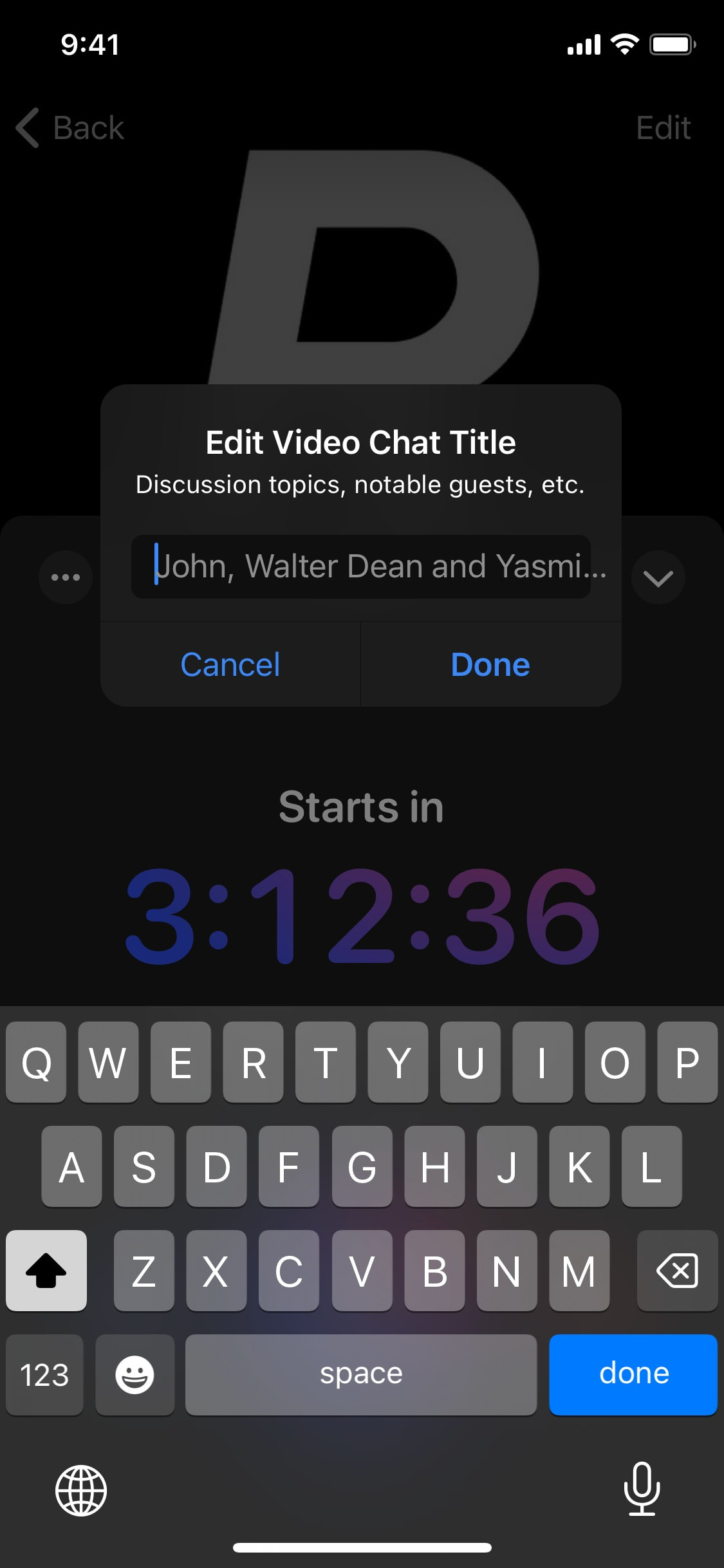 Telegram iOS screen 33