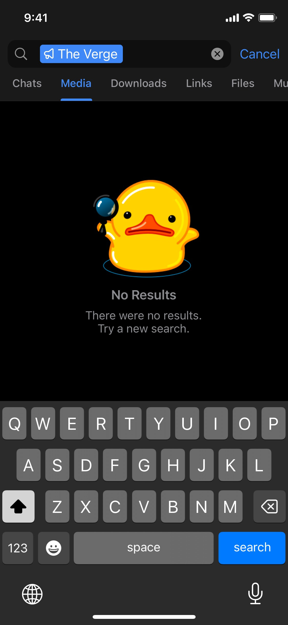 Telegram iOS screen 227