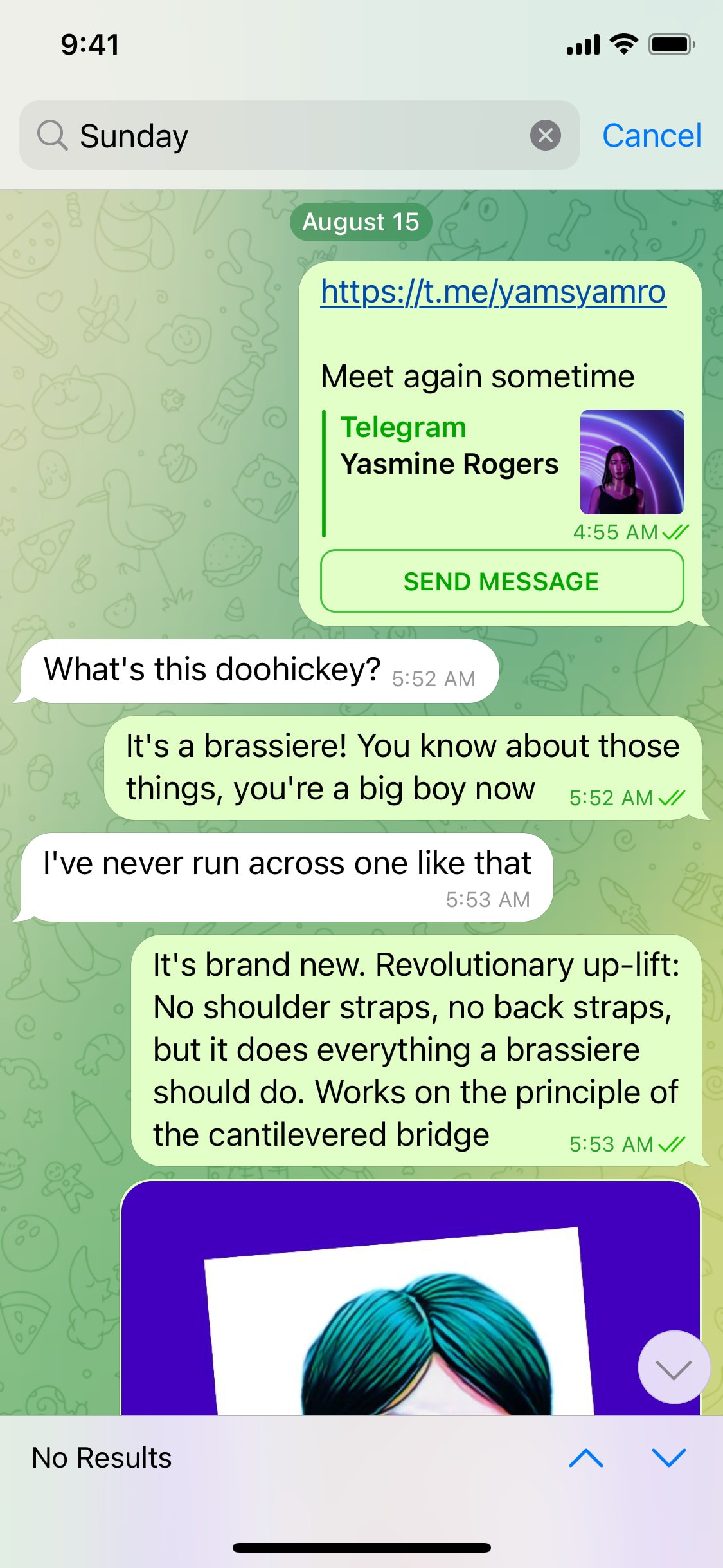 Telegram iOS screen 886