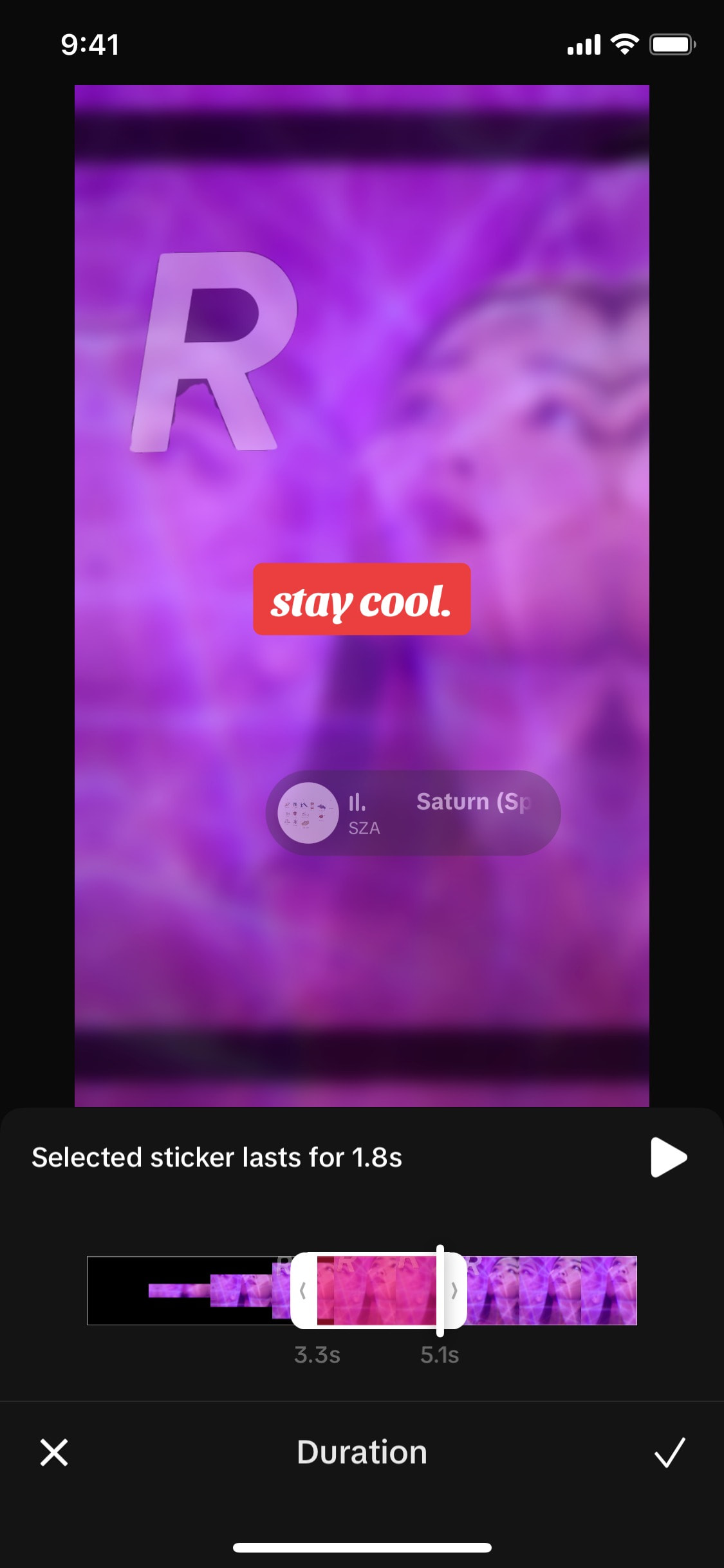 TikTok iOS screen 744