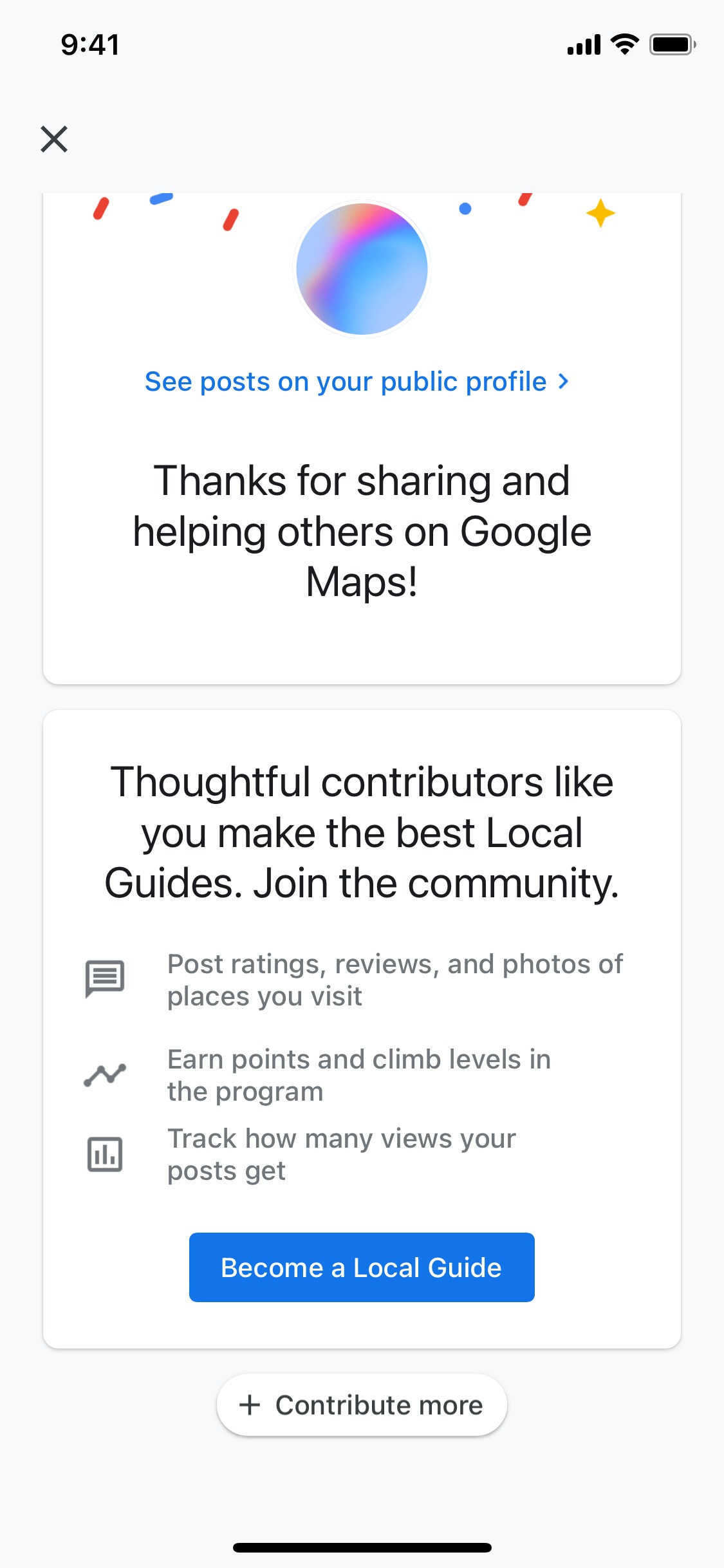 Google Maps iOS screen 176
