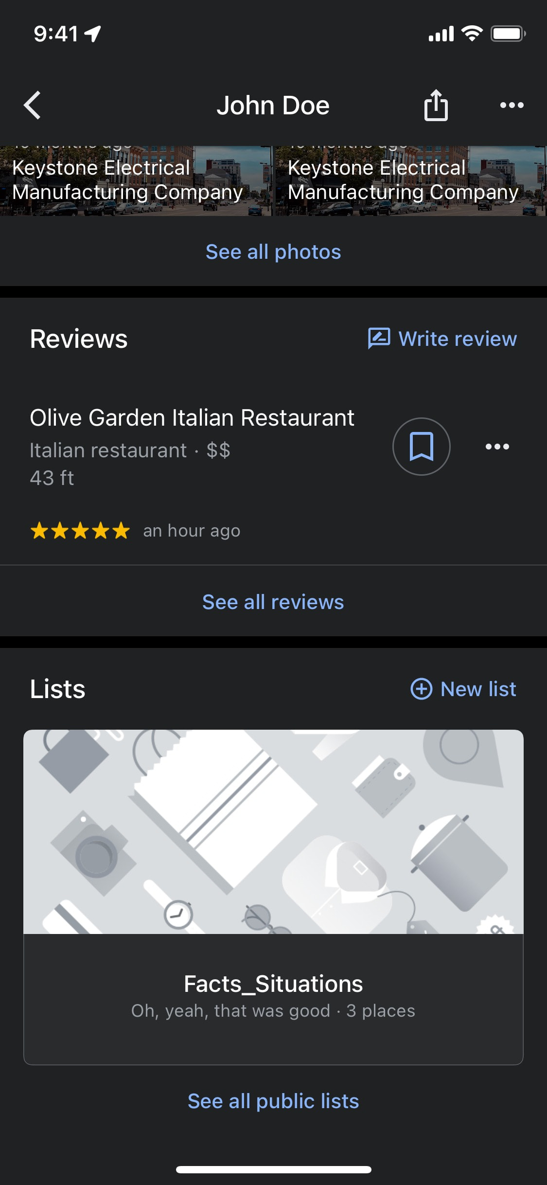 Google Maps iOS screen 508