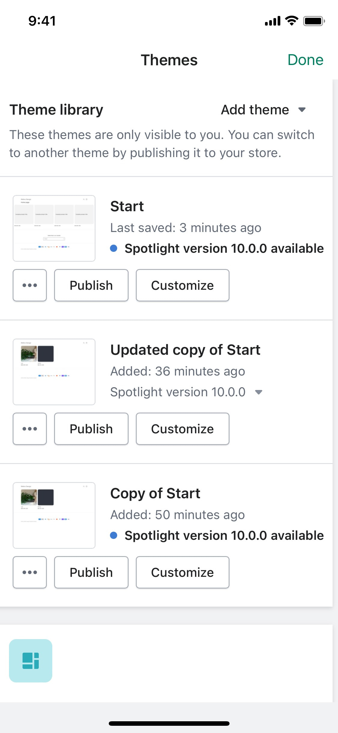 Shopify iOS screen 572