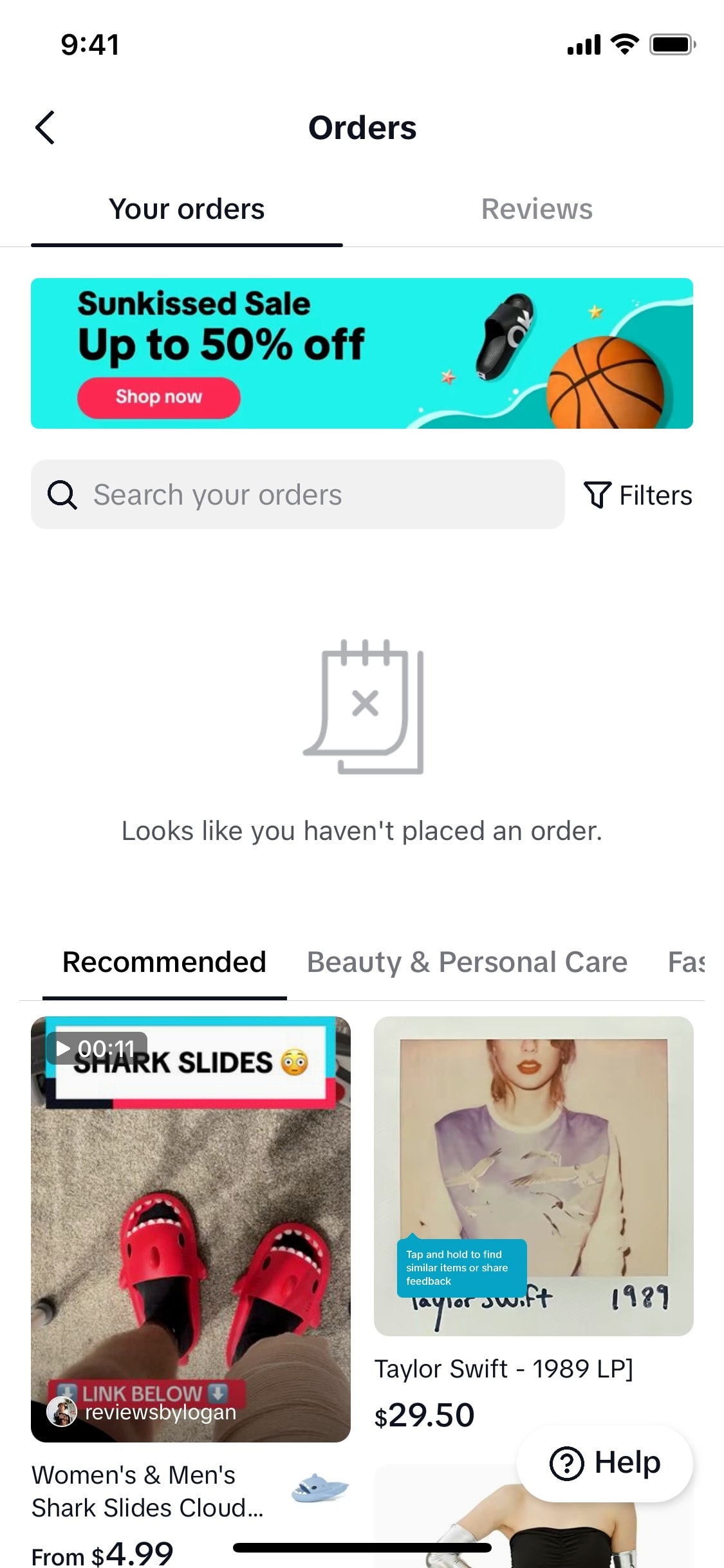 TikTok iOS screen 584