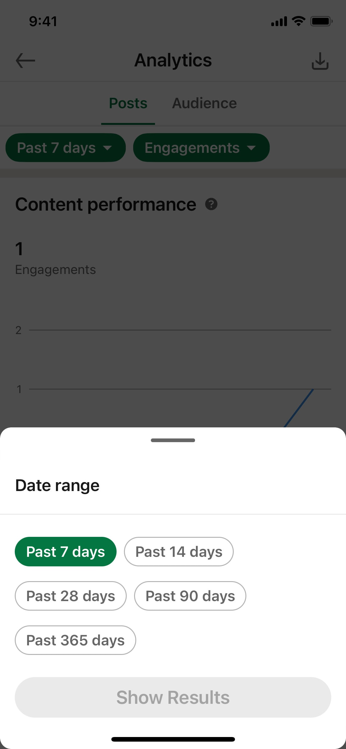 LinkedIn iOS screen 459