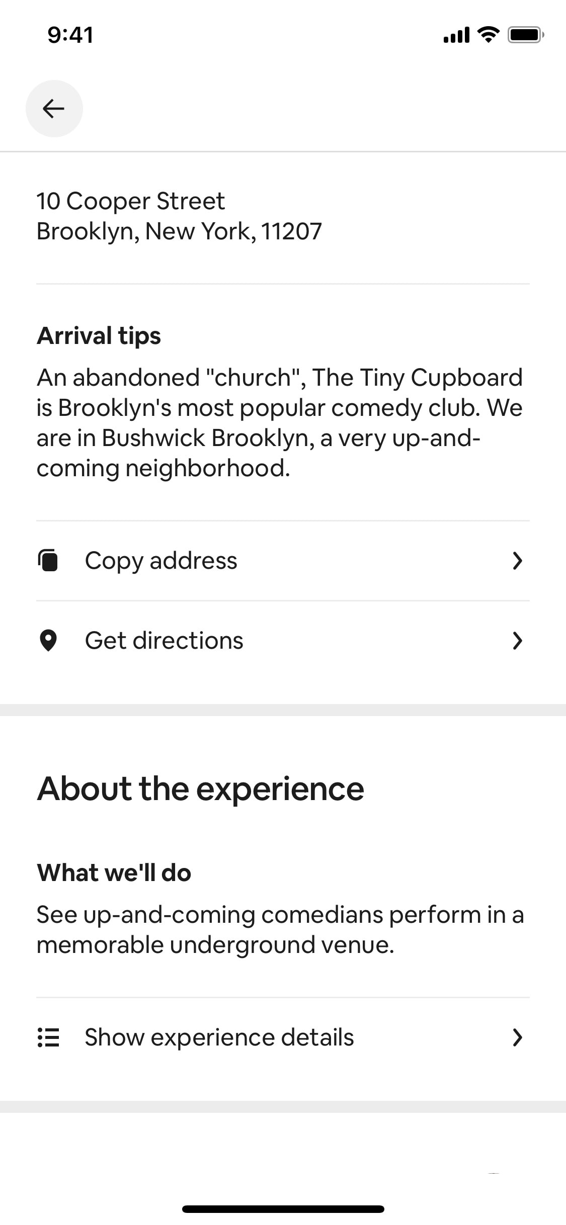 Airbnb iOS screen 618