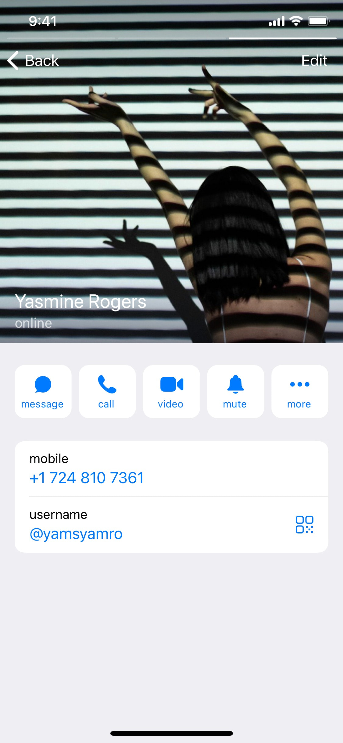 Telegram iOS screen 863