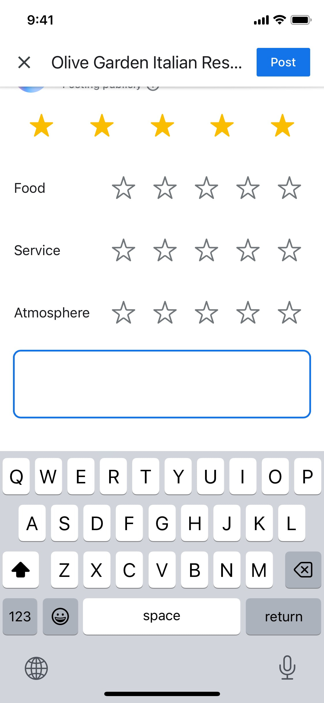 Google Maps iOS screen 280