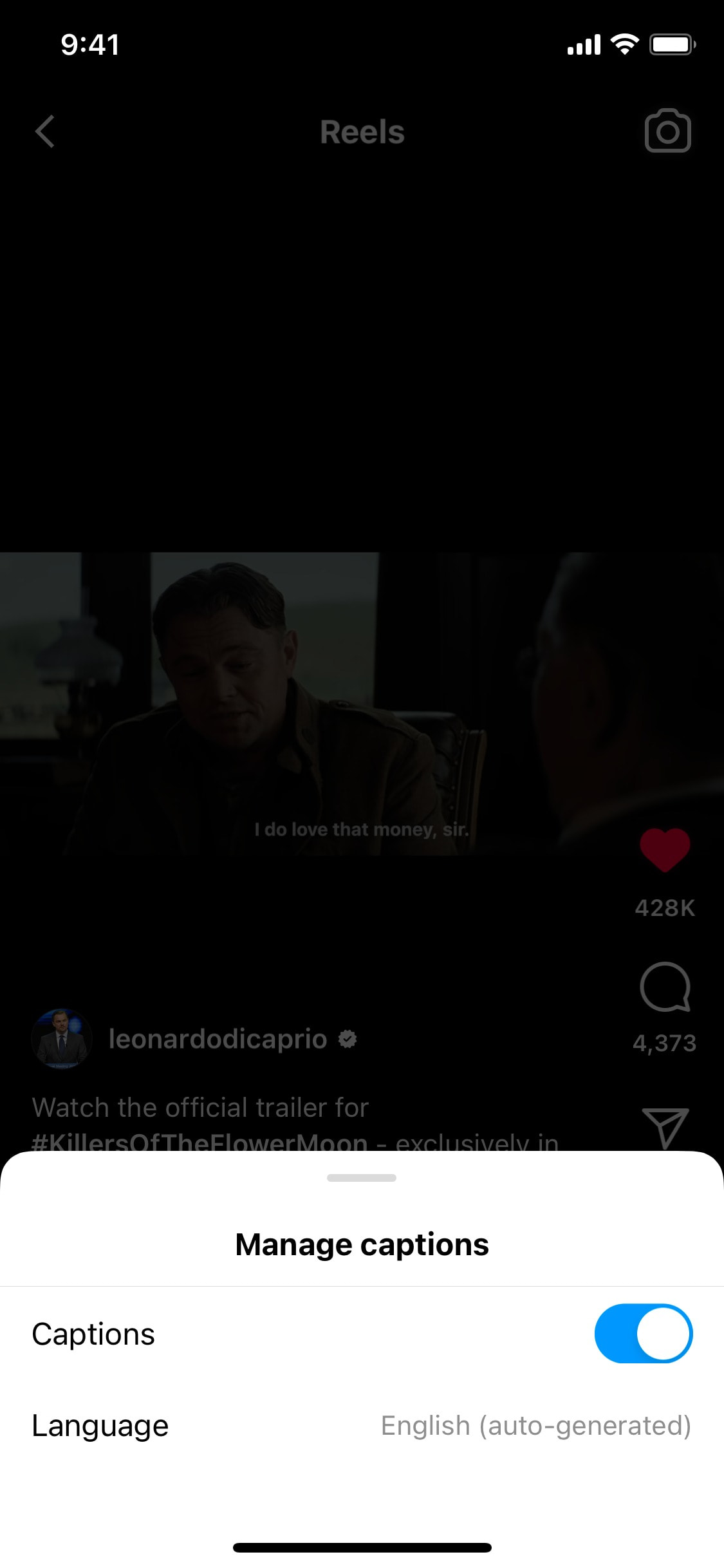 Instagram iOS screen 837