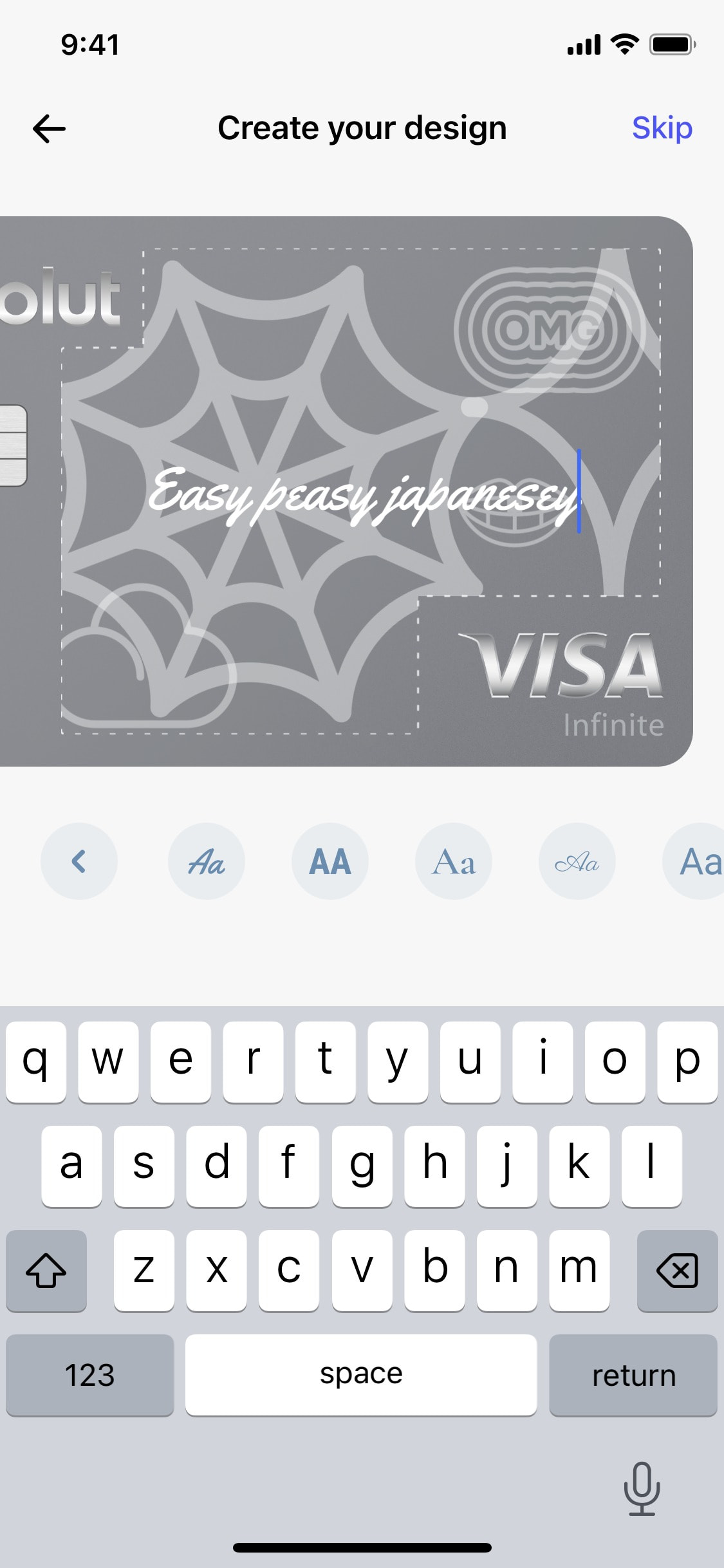 Revolut iOS screen 120