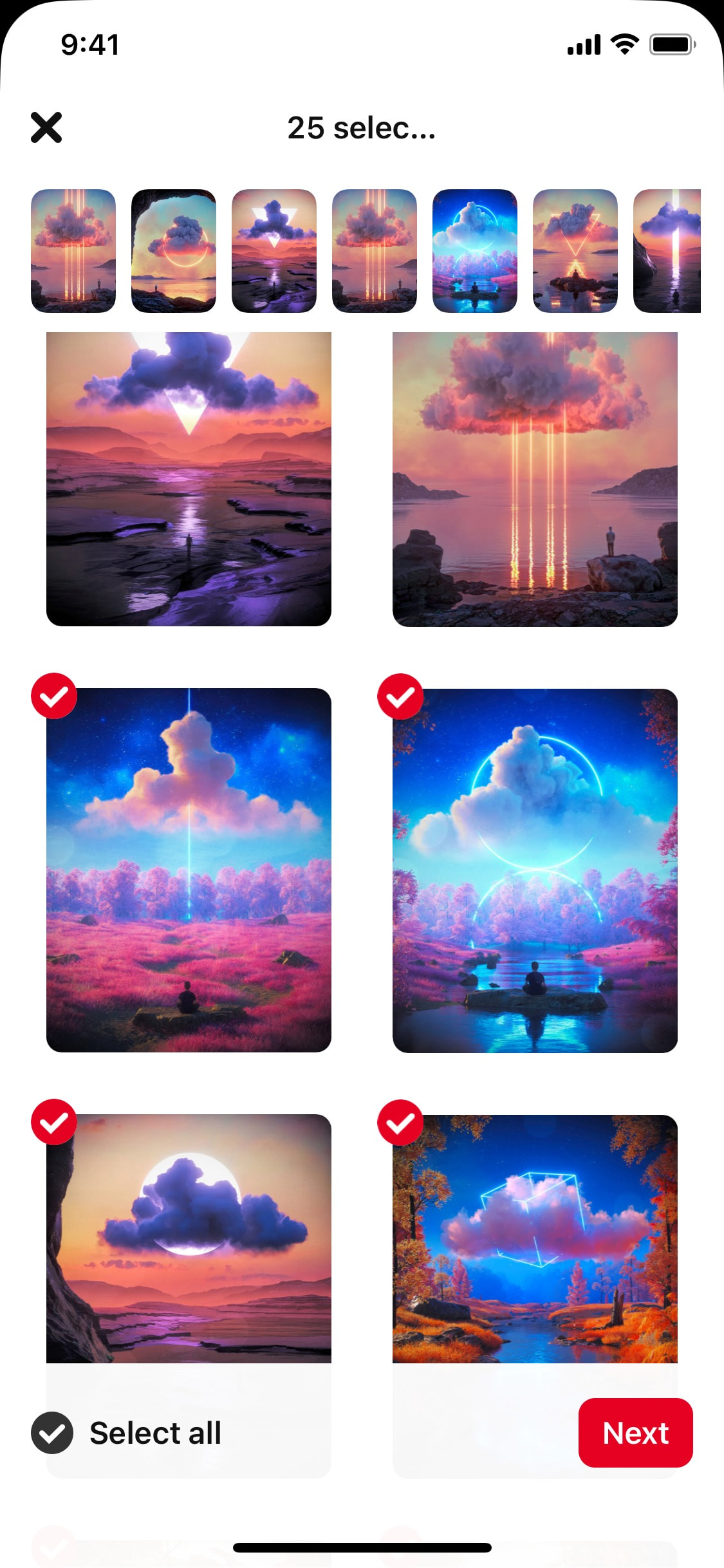 Pinterest iOS screen 398
