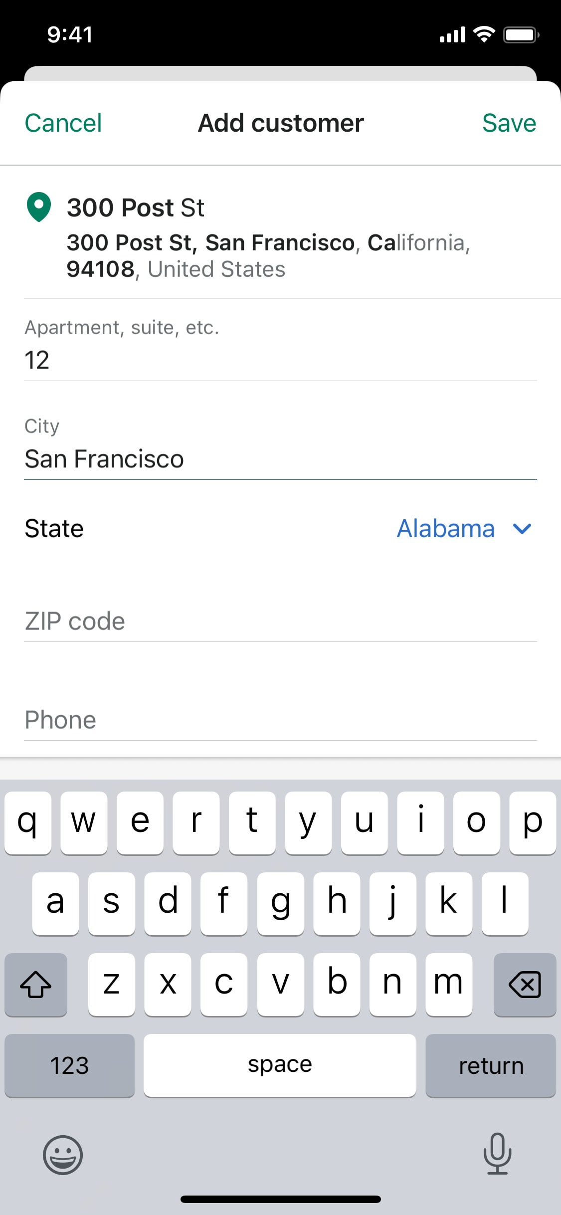 Shopify iOS screen 220