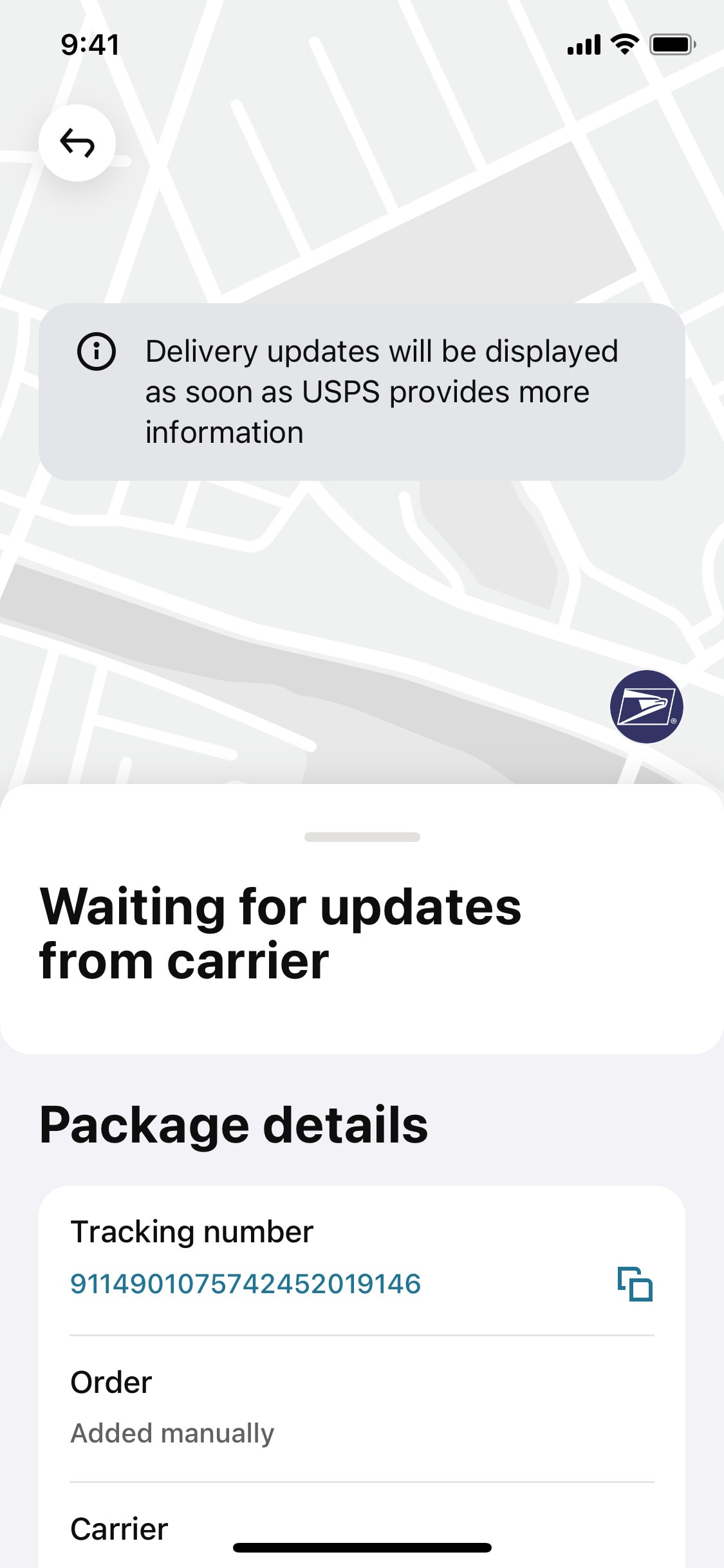 Klarna iOS screen 371