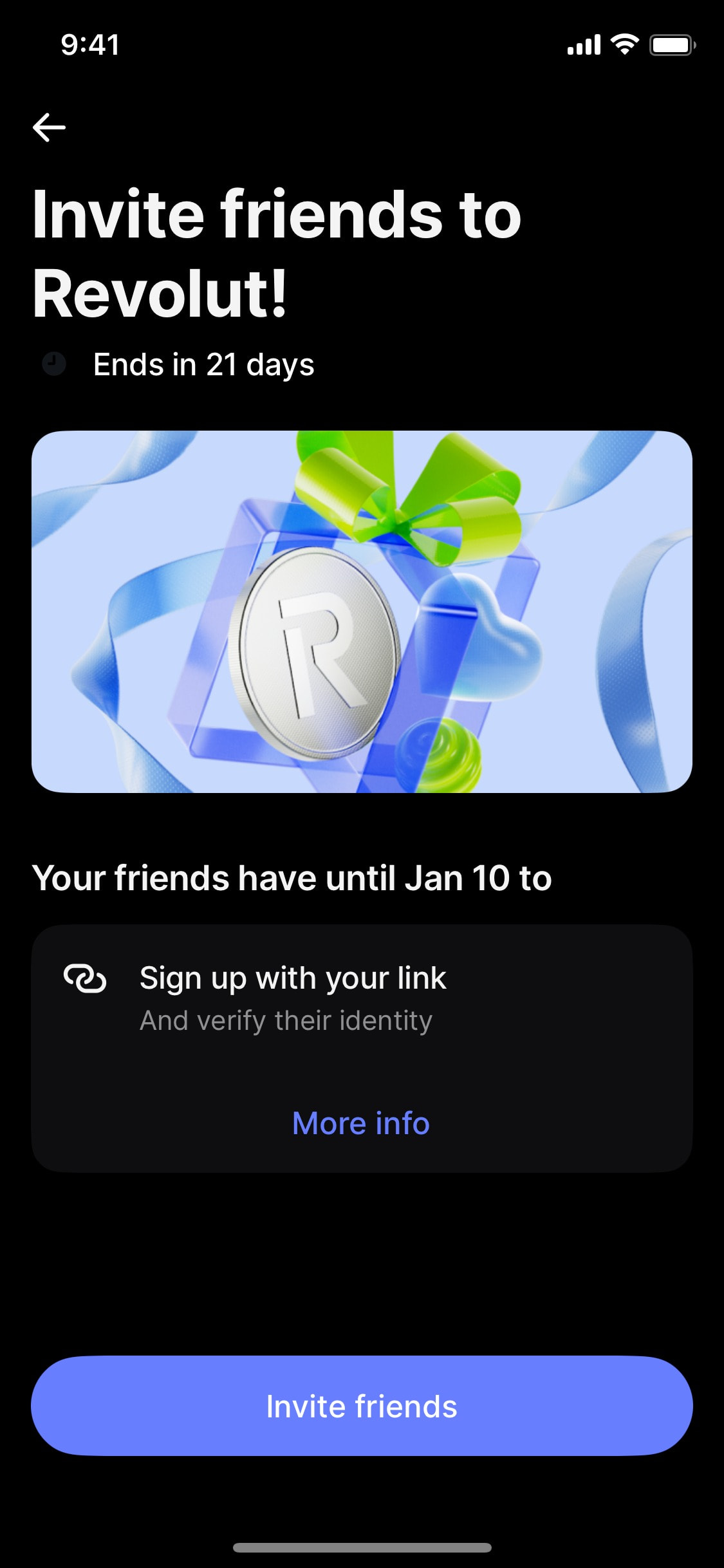 Revolut iOS screen 404