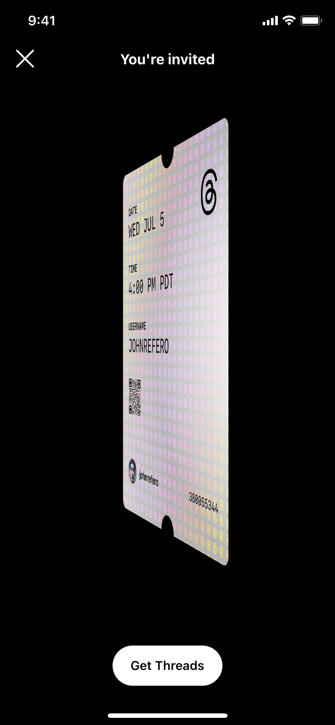 Instagram iOS screen 506