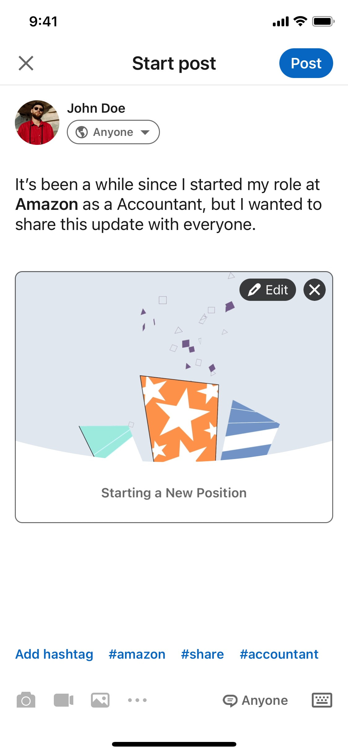 LinkedIn iOS screen 32