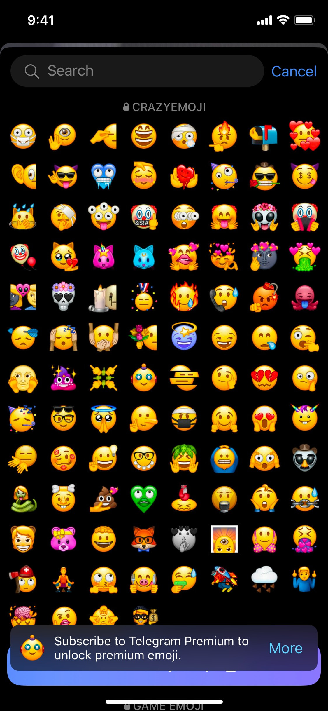 Telegram iOS screen 742