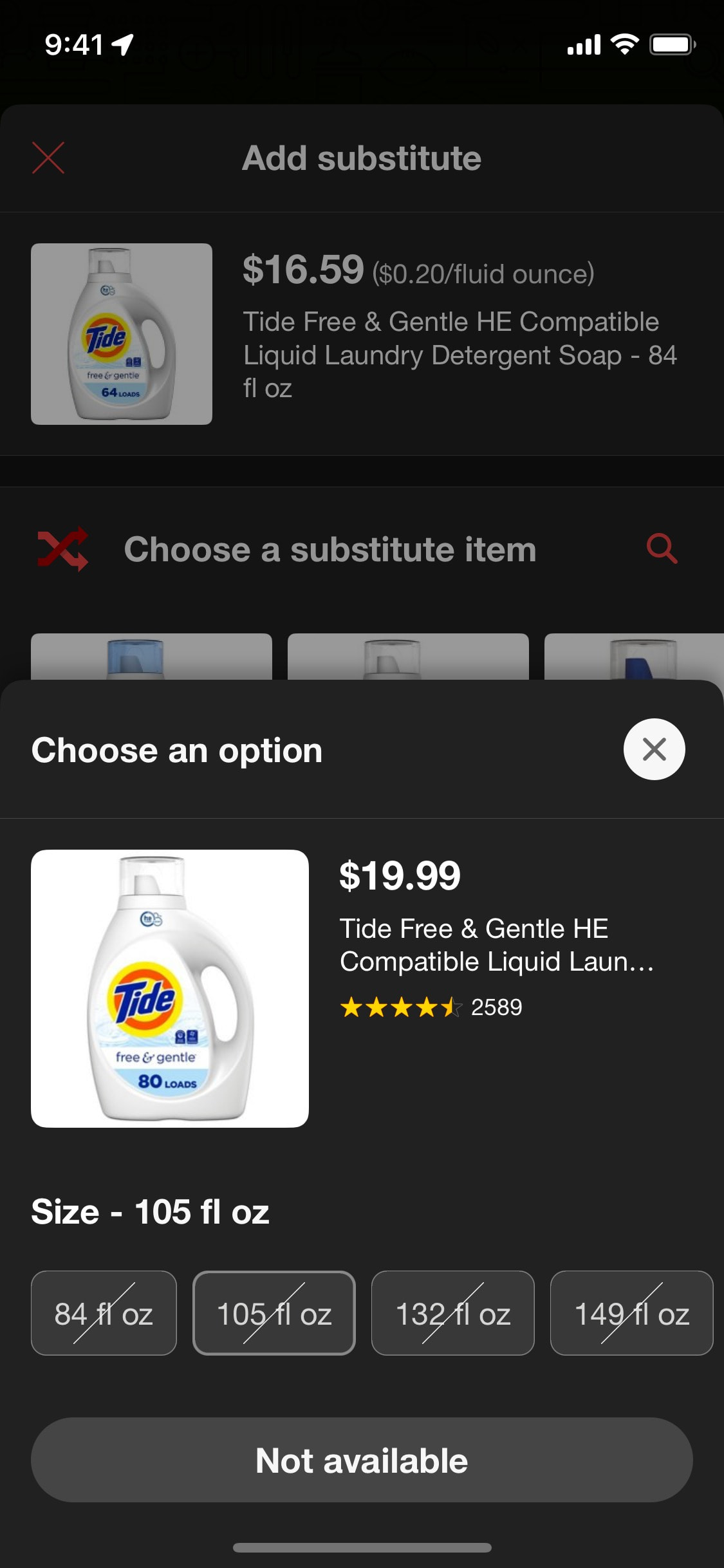 Target iOS screen 182