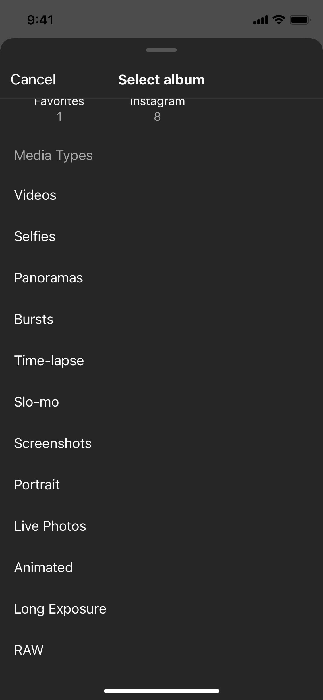 Instagram iOS screen 157