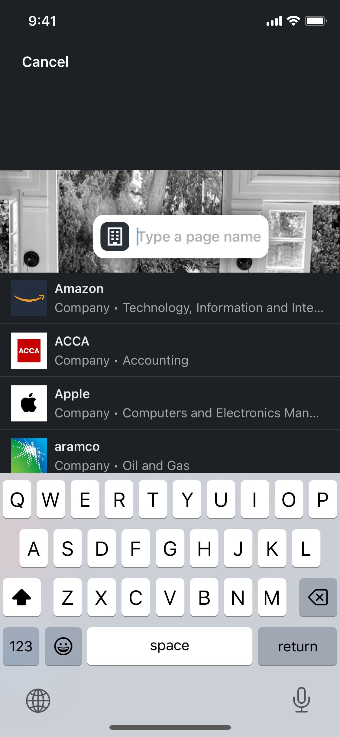 LinkedIn iOS screen 164