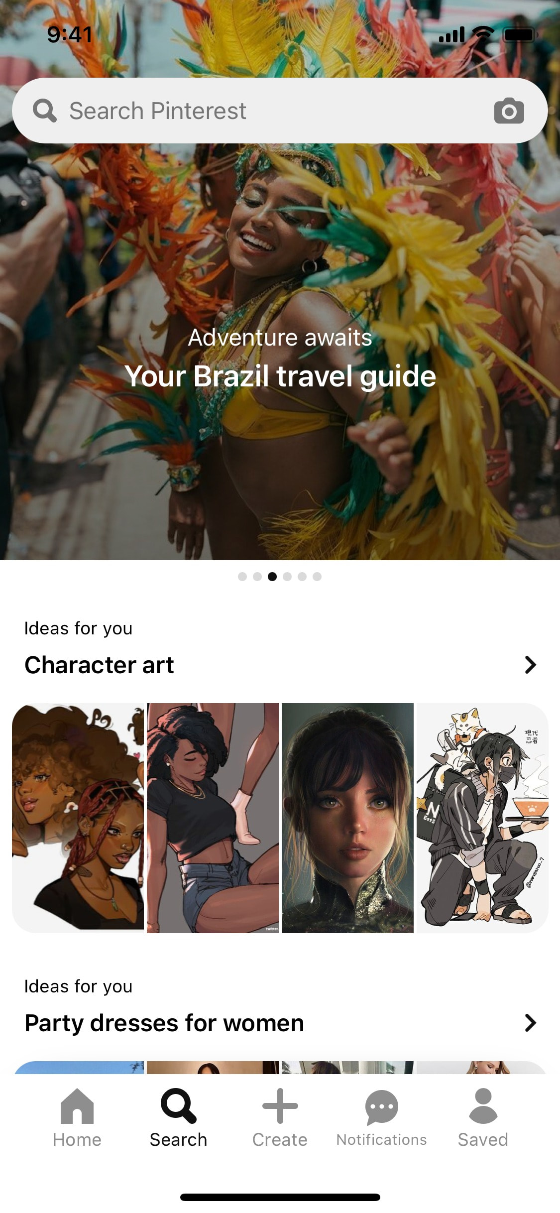 Pinterest iOS screen 153