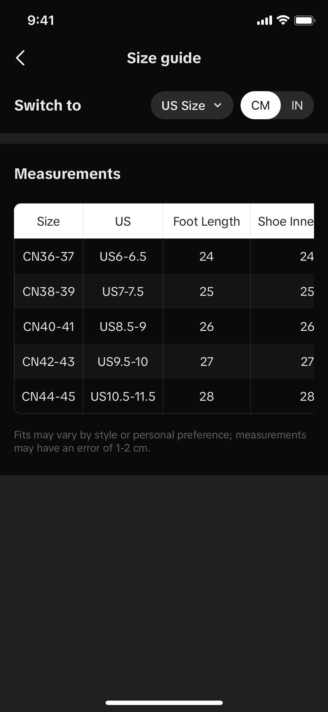 TikTok iOS screen 284