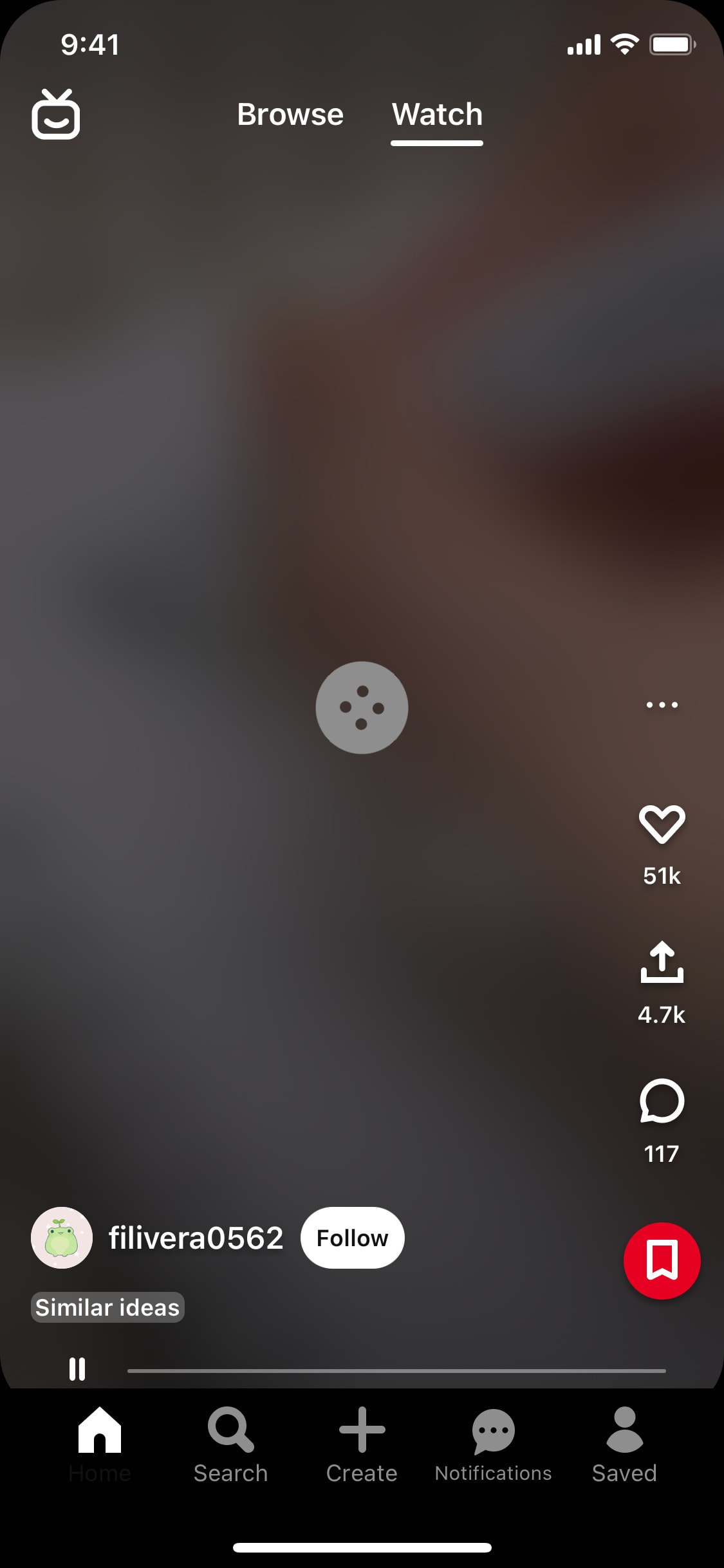 Pinterest iOS screen 309