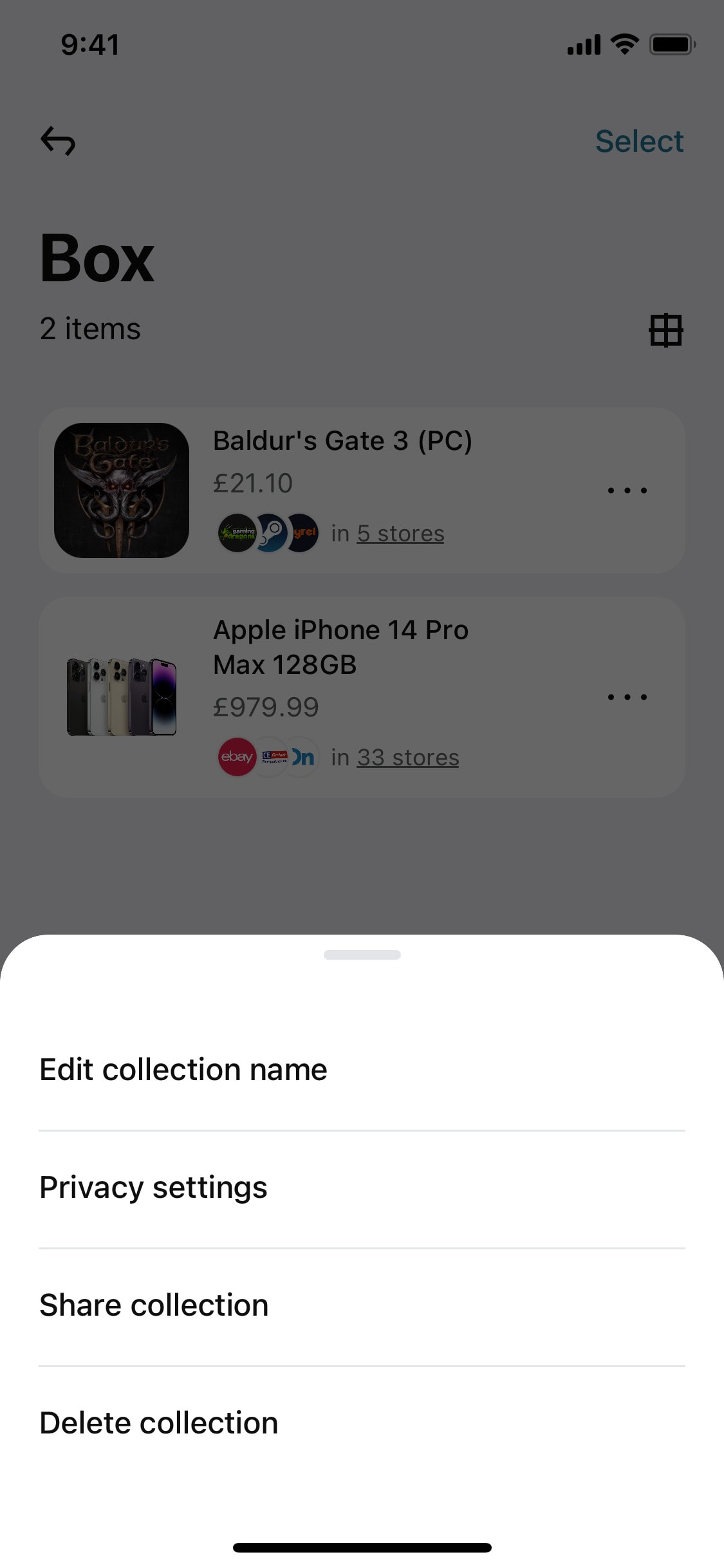 Klarna iOS screen 440