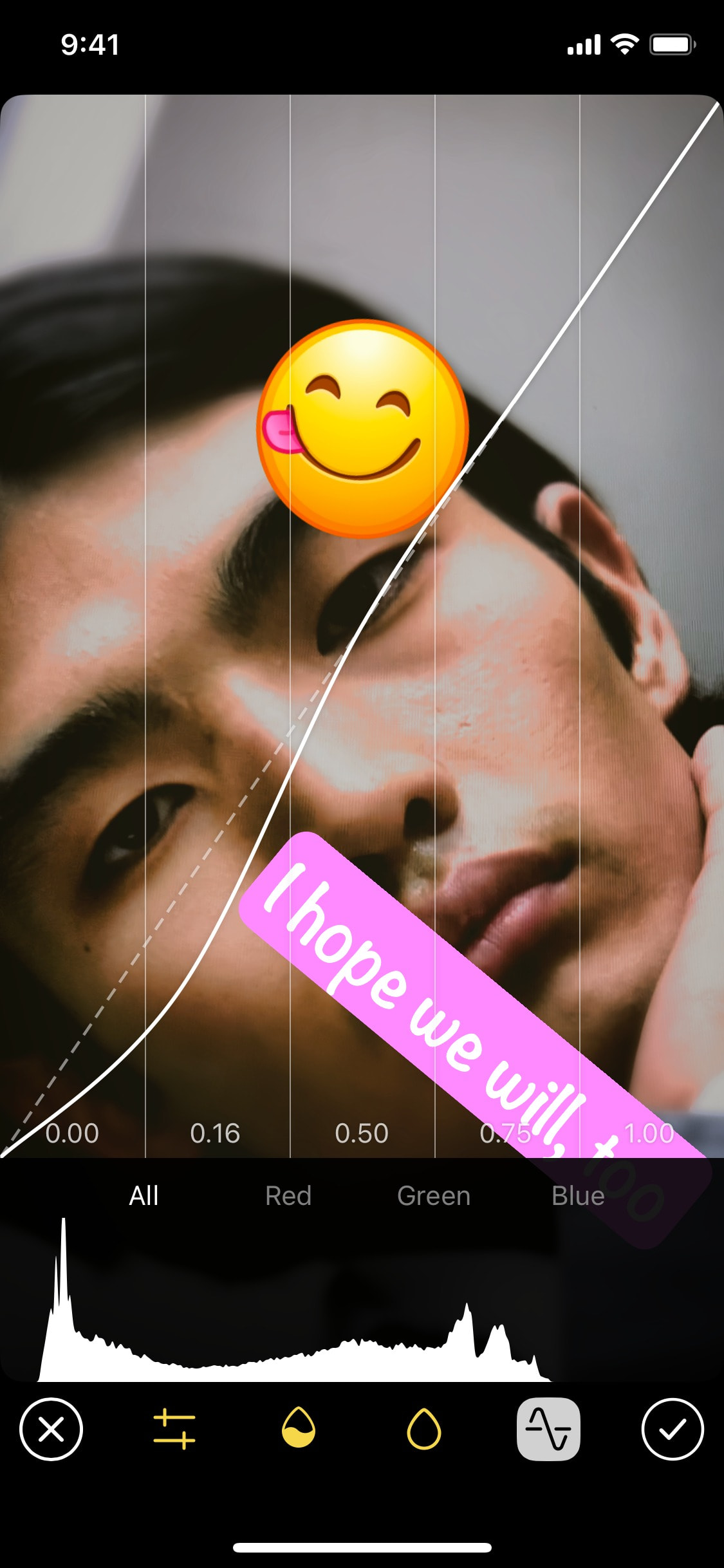 Telegram iOS screen 480