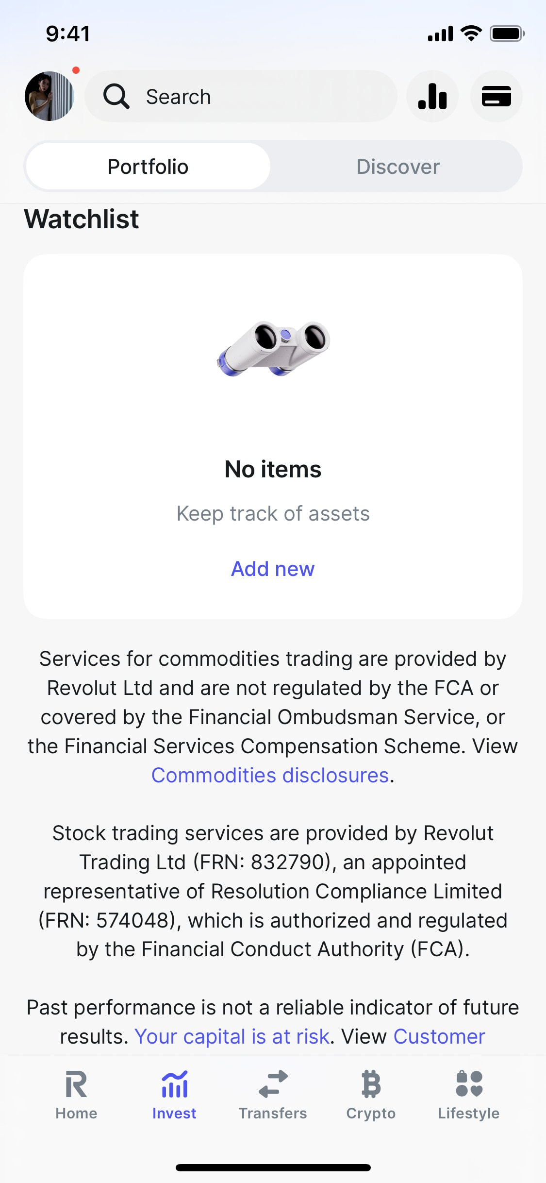 Revolut iOS screen 20