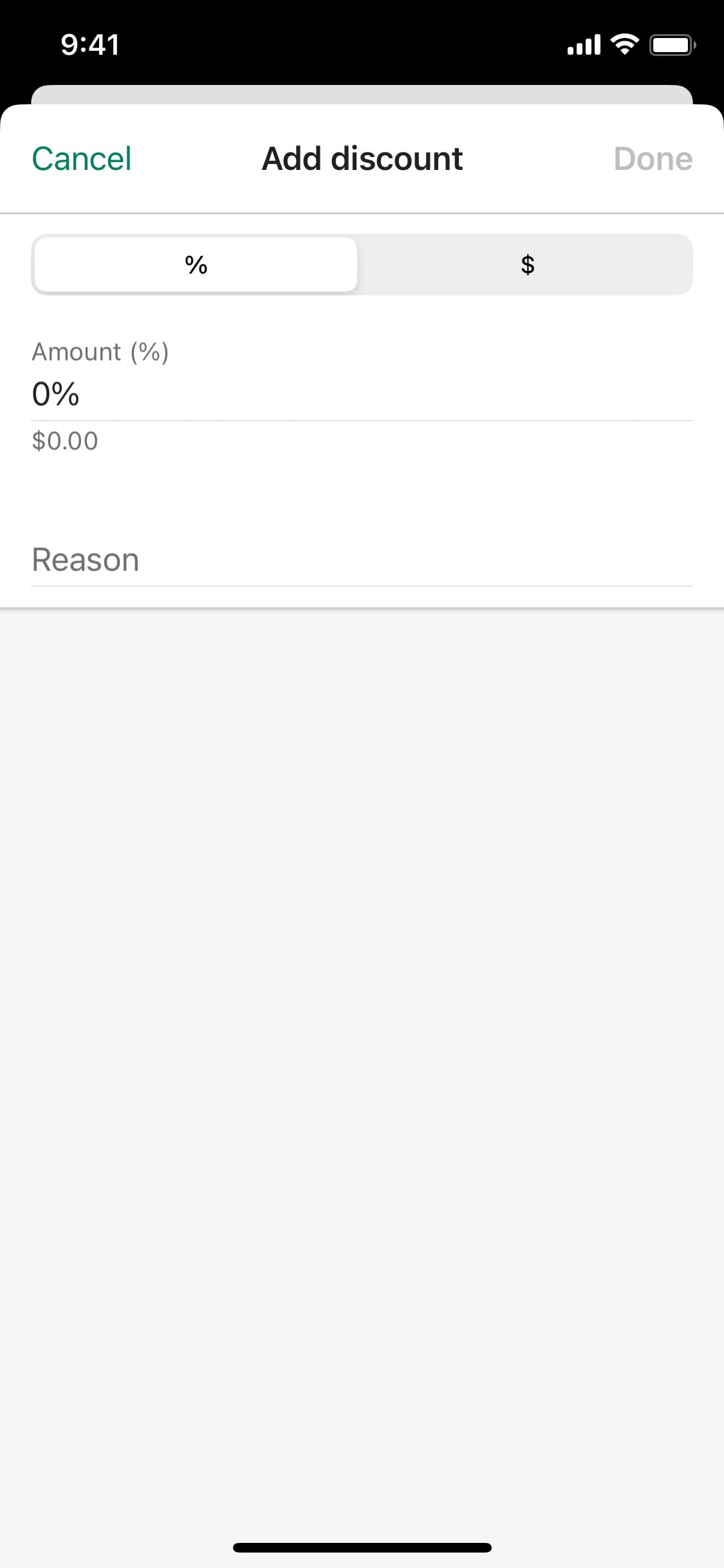 Shopify iOS screen 504