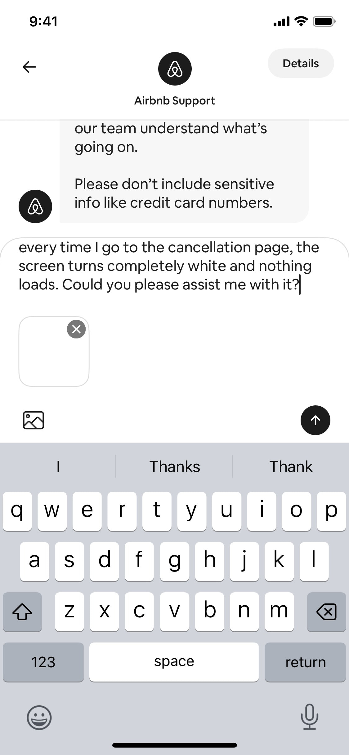 Airbnb iOS screen 547