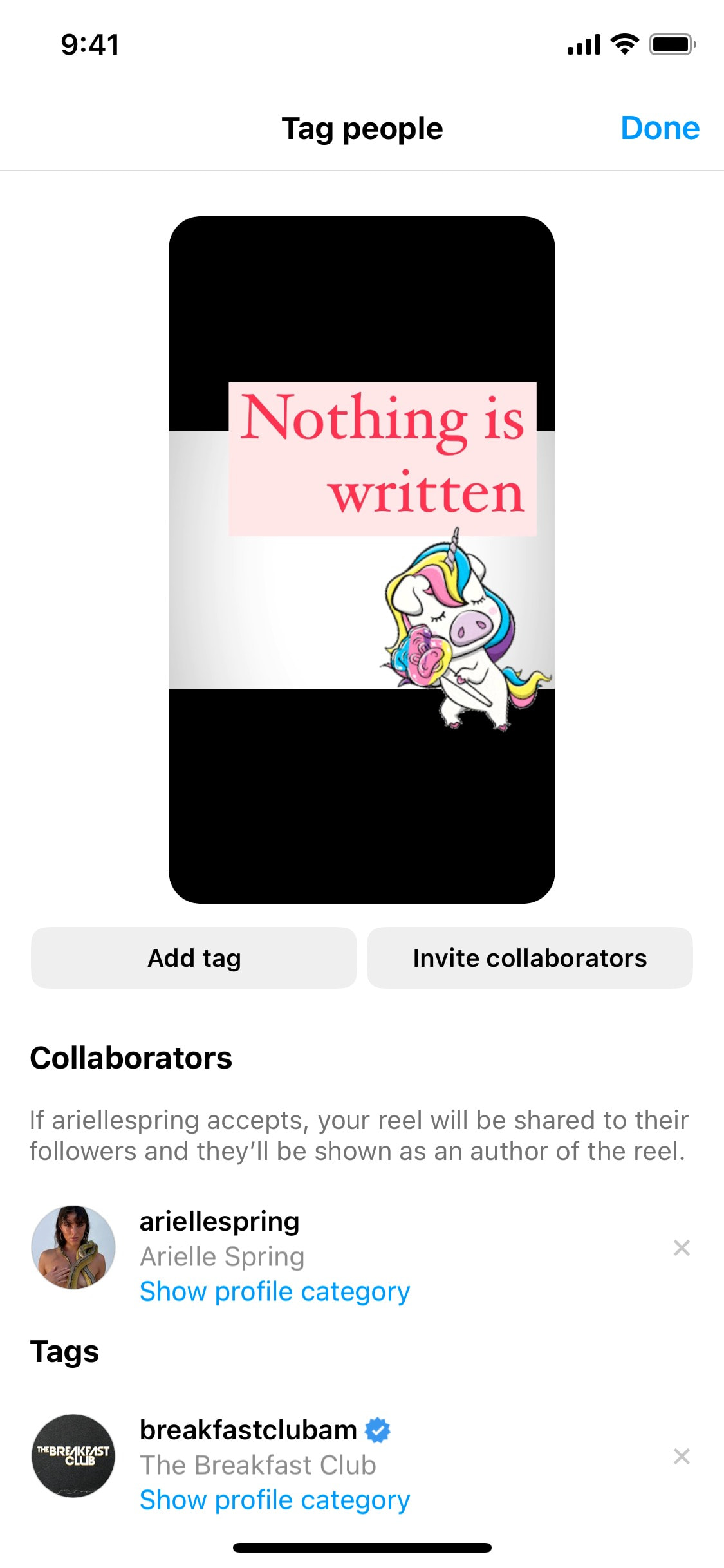 Instagram iOS screen 715