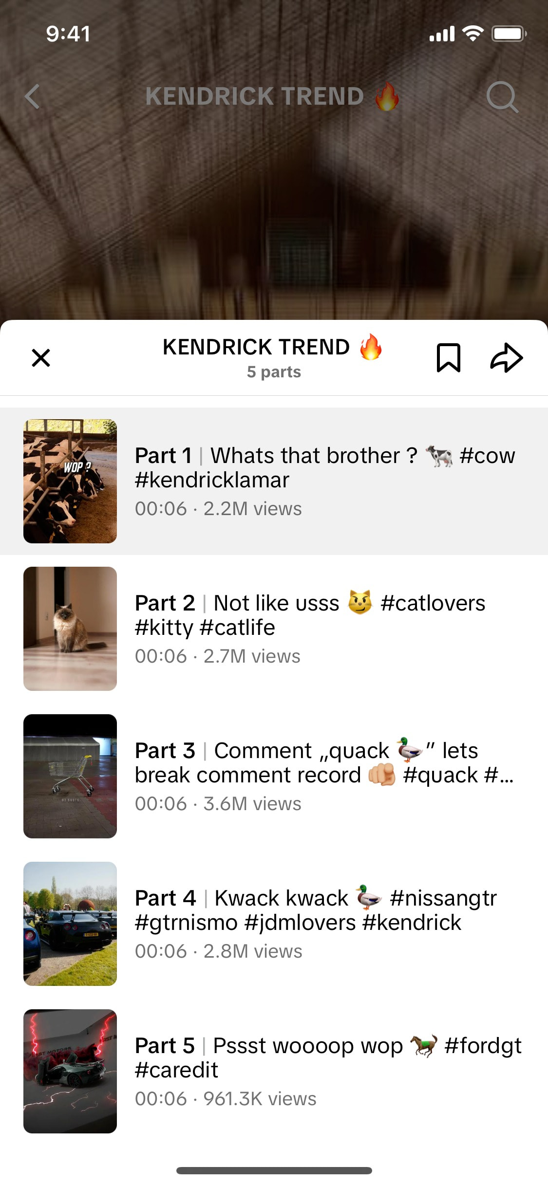 TikTok iOS screen 834