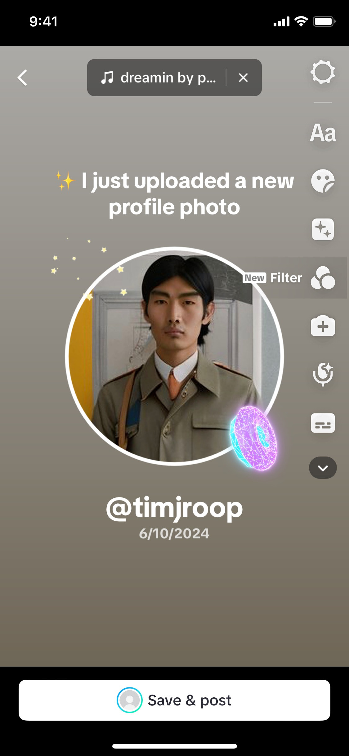 TikTok iOS screen 783