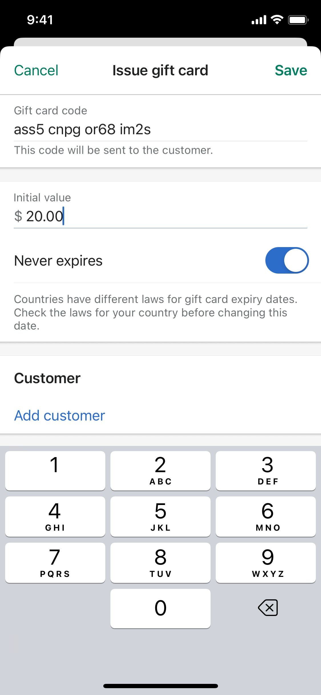 Shopify iOS screen 472