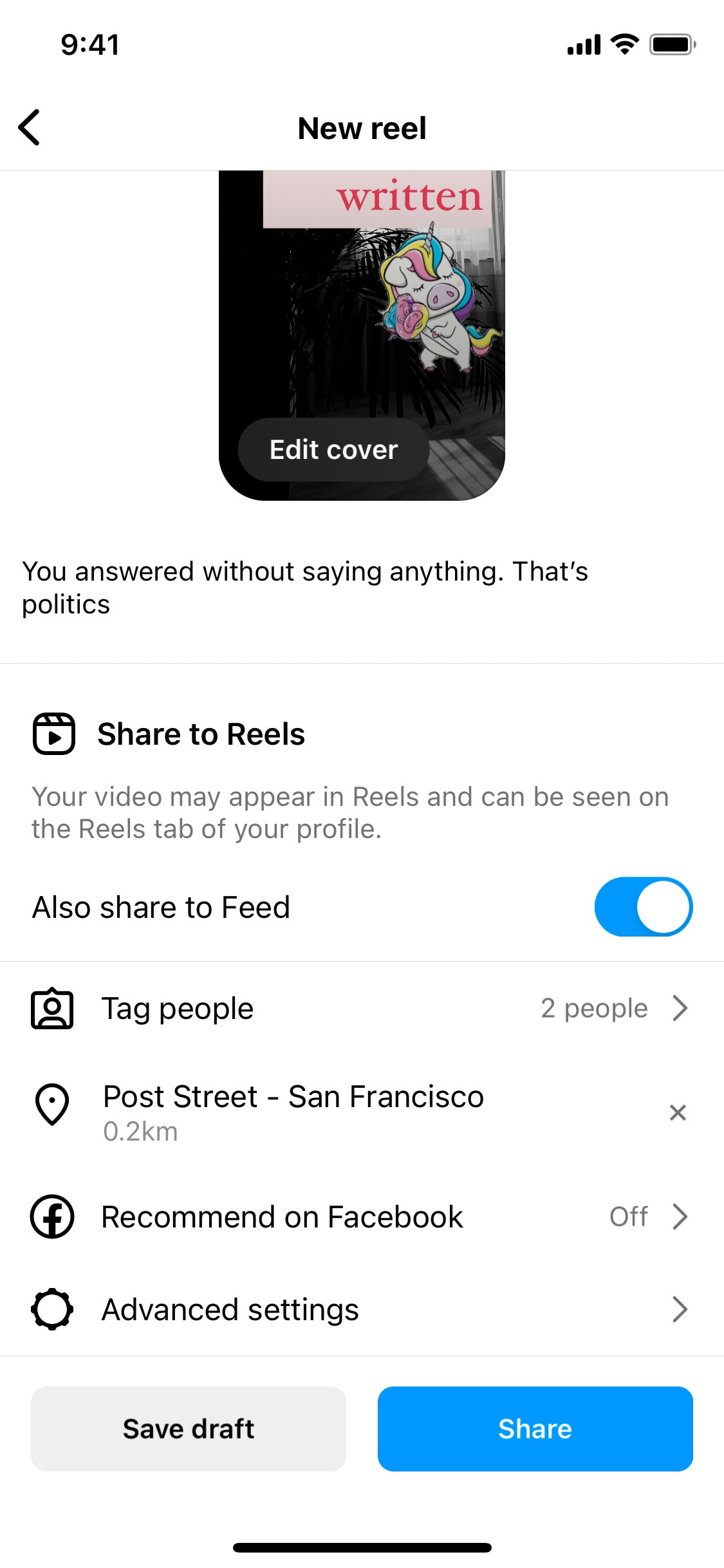 Instagram iOS screen 82