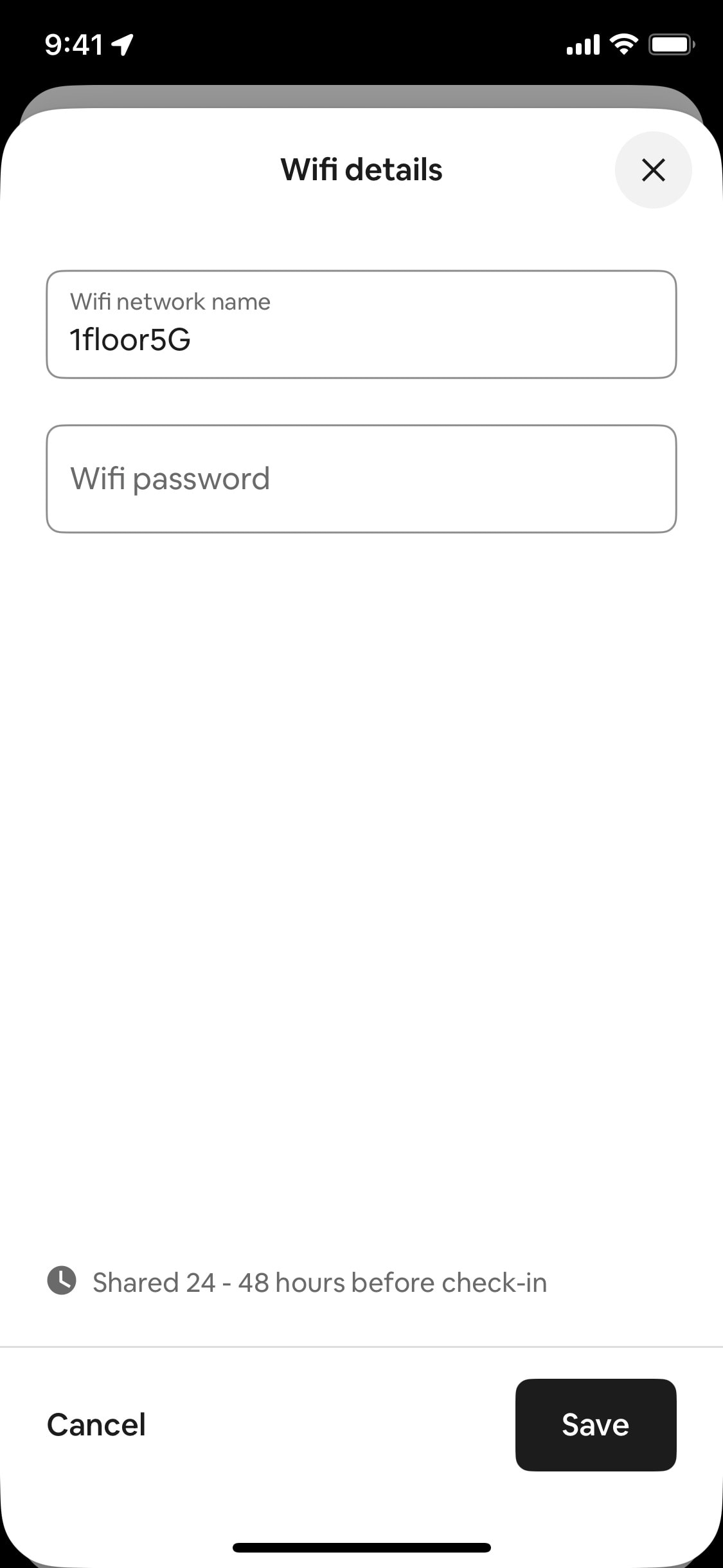 Airbnb iOS screen 308
