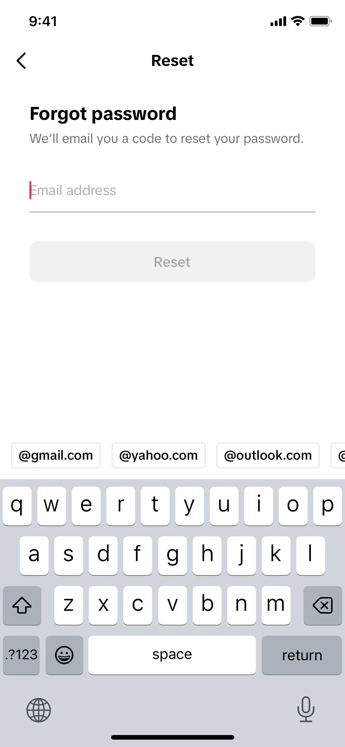 TikTok iOS screen 9
