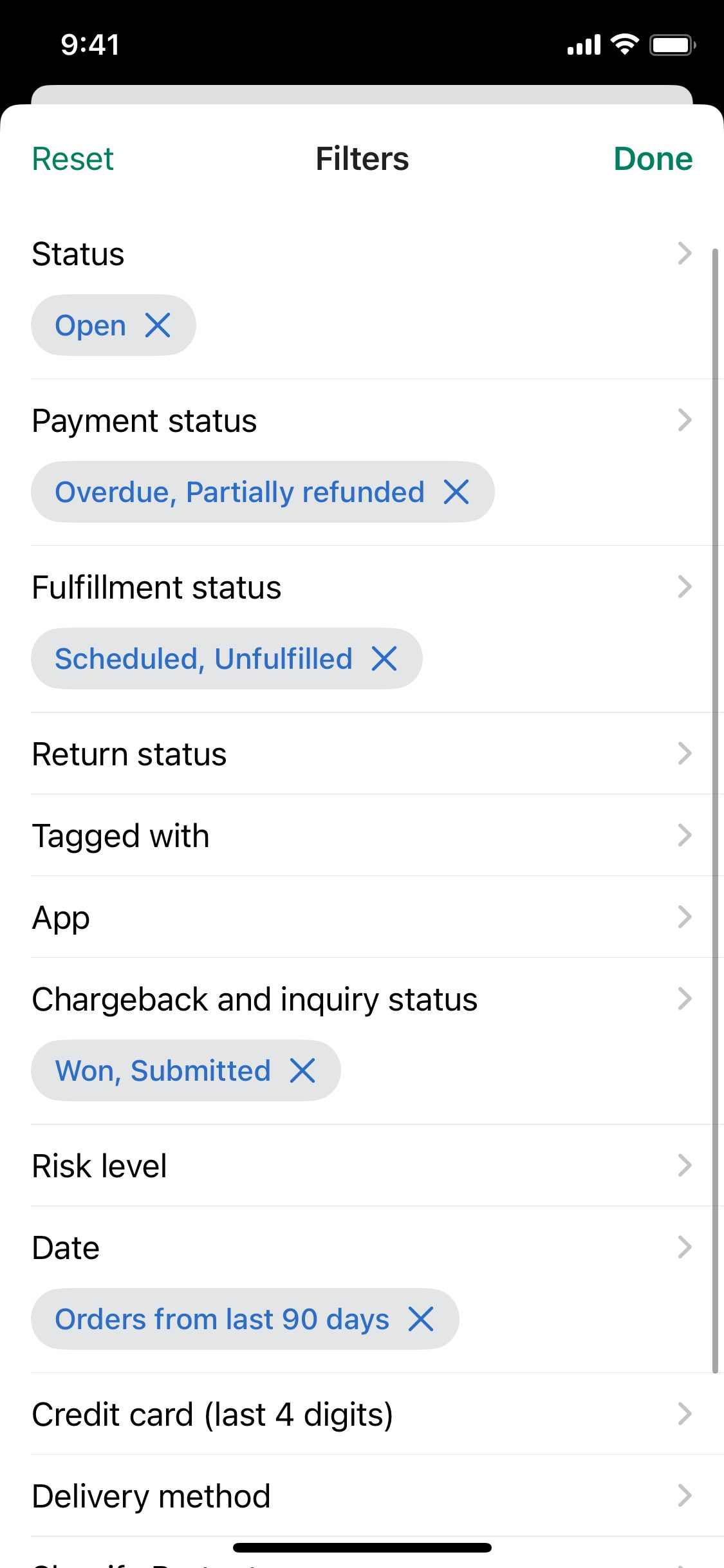Shopify iOS screen 142