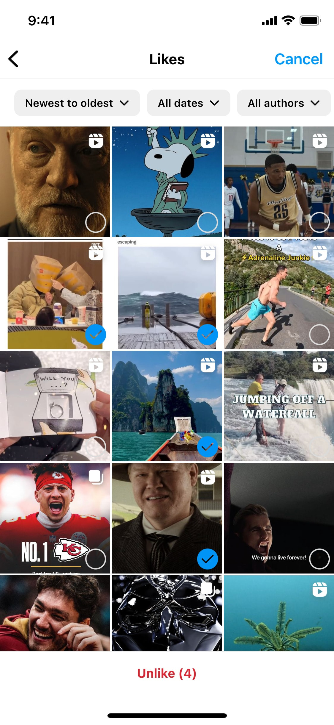 Instagram iOS screen 591