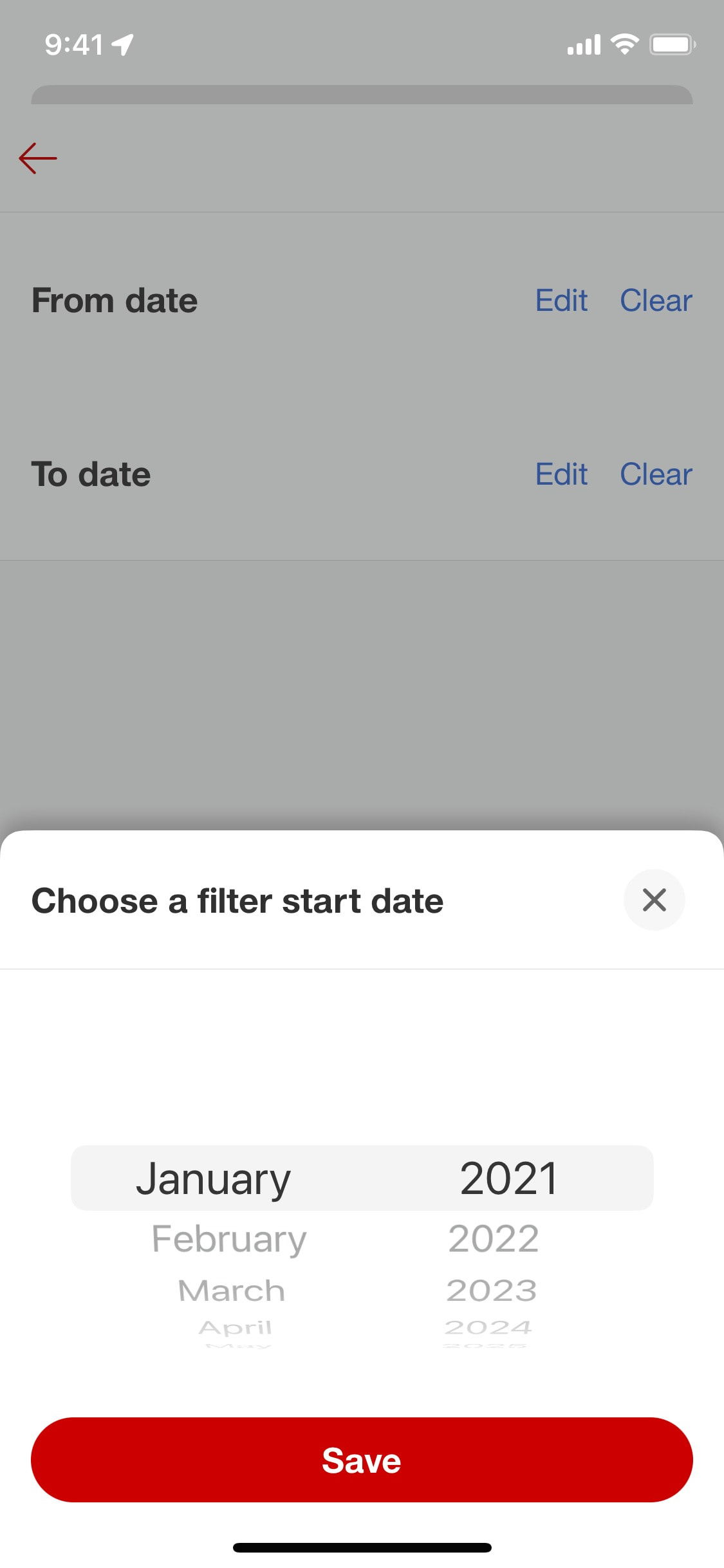 Target iOS screen 676