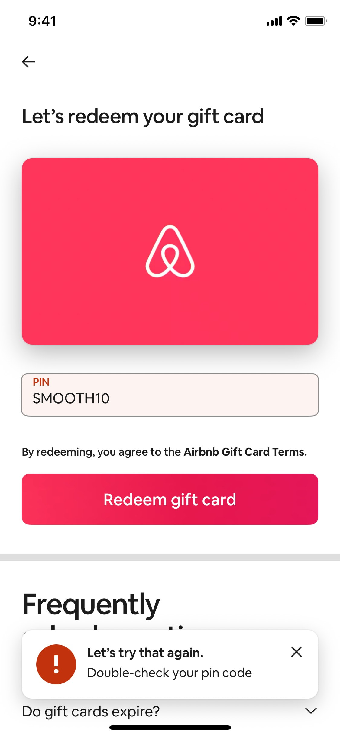 Airbnb iOS screen 593