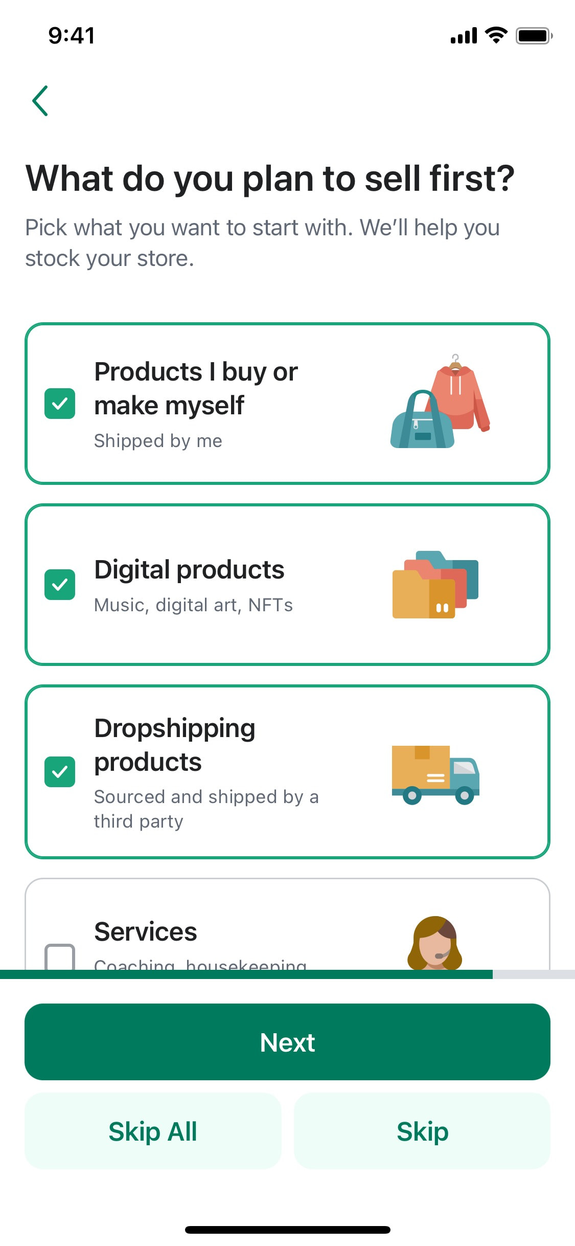 Shopify iOS screen 289