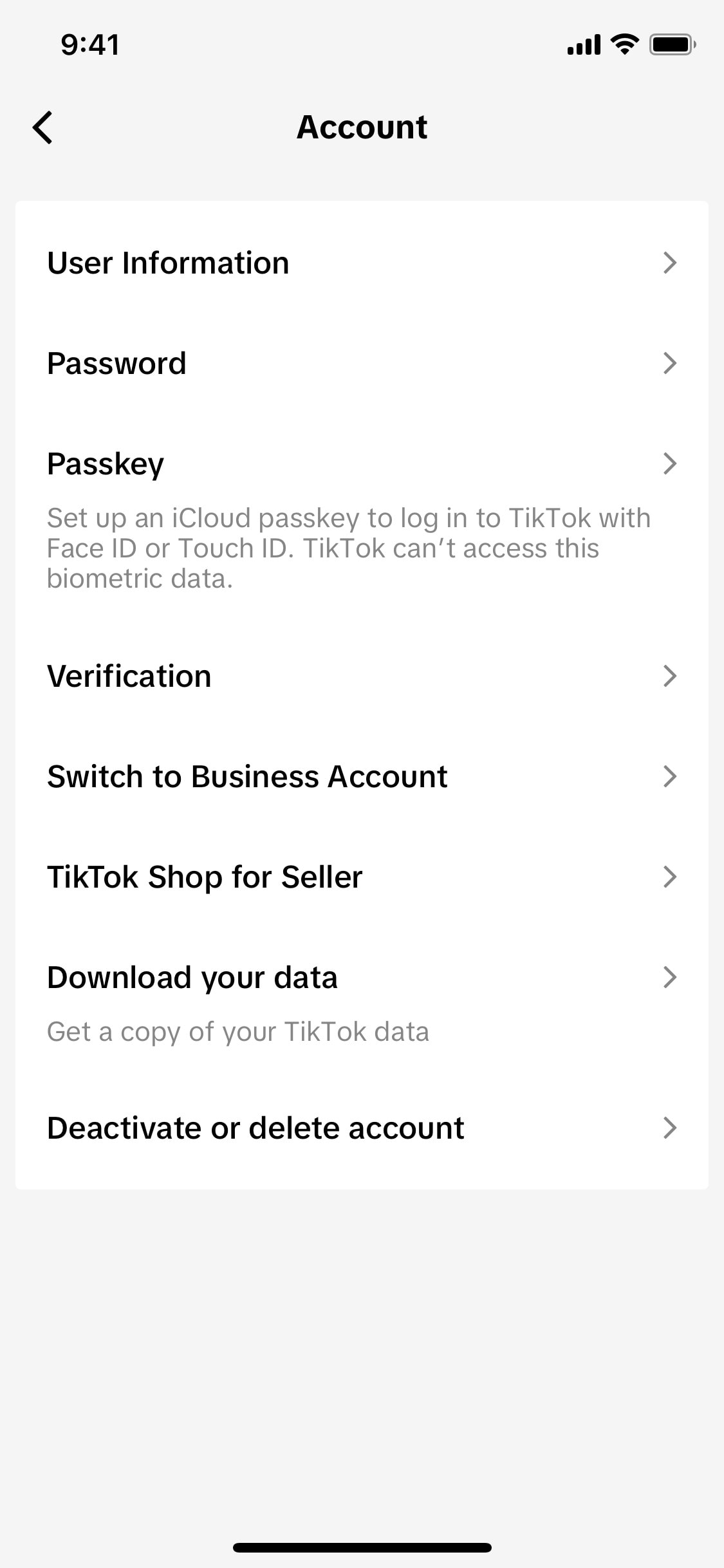 TikTok iOS screen 194