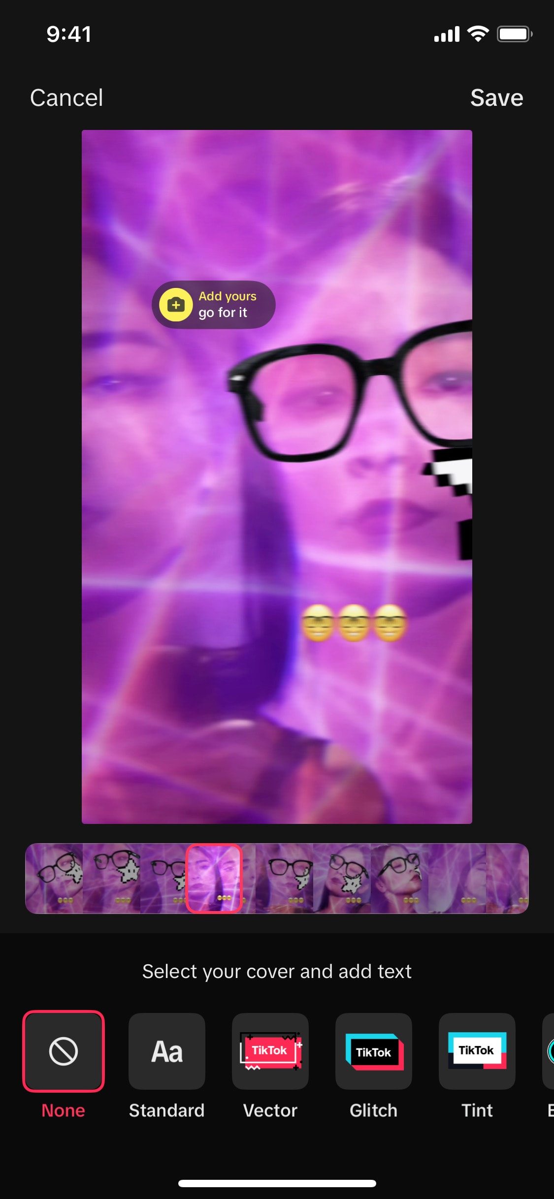 TikTok iOS screen 635