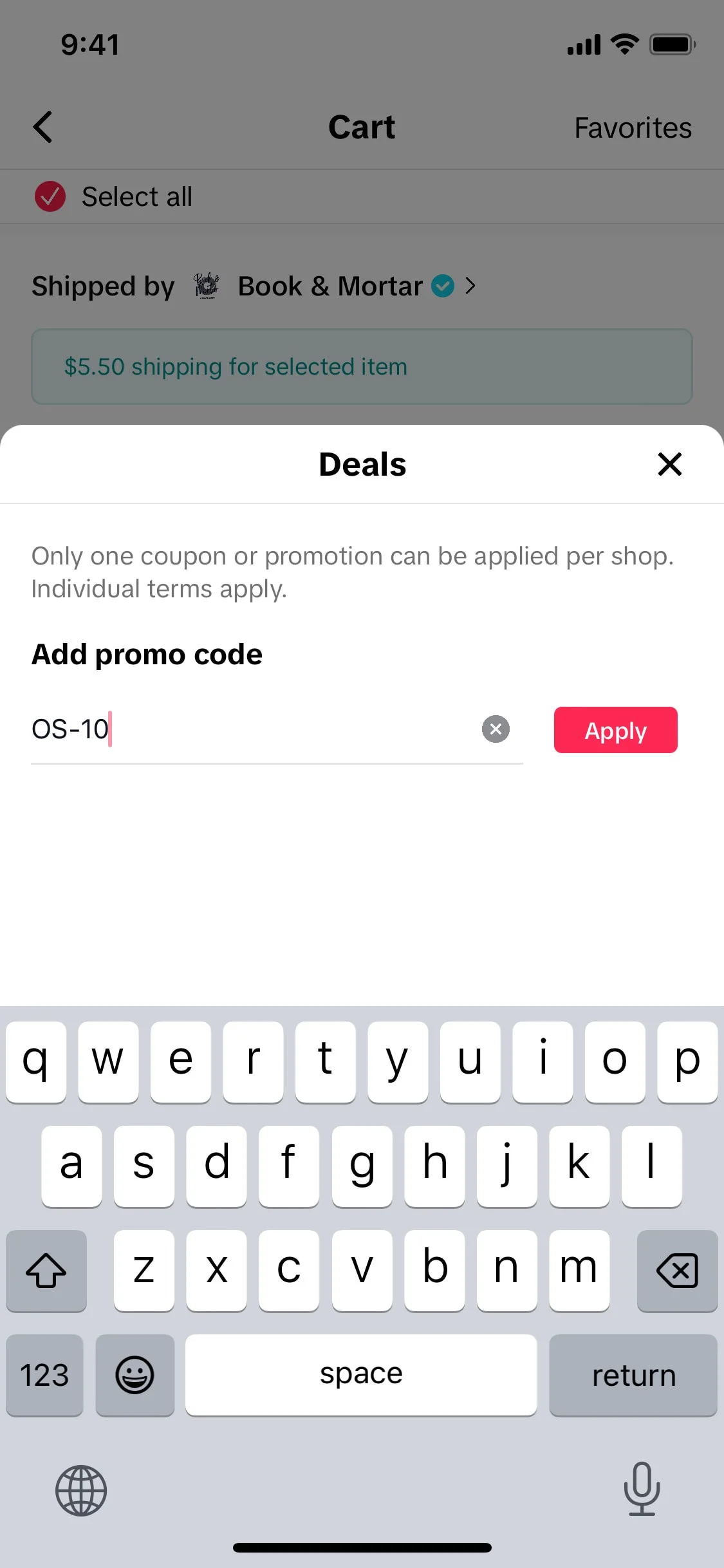 TikTok iOS screen 17