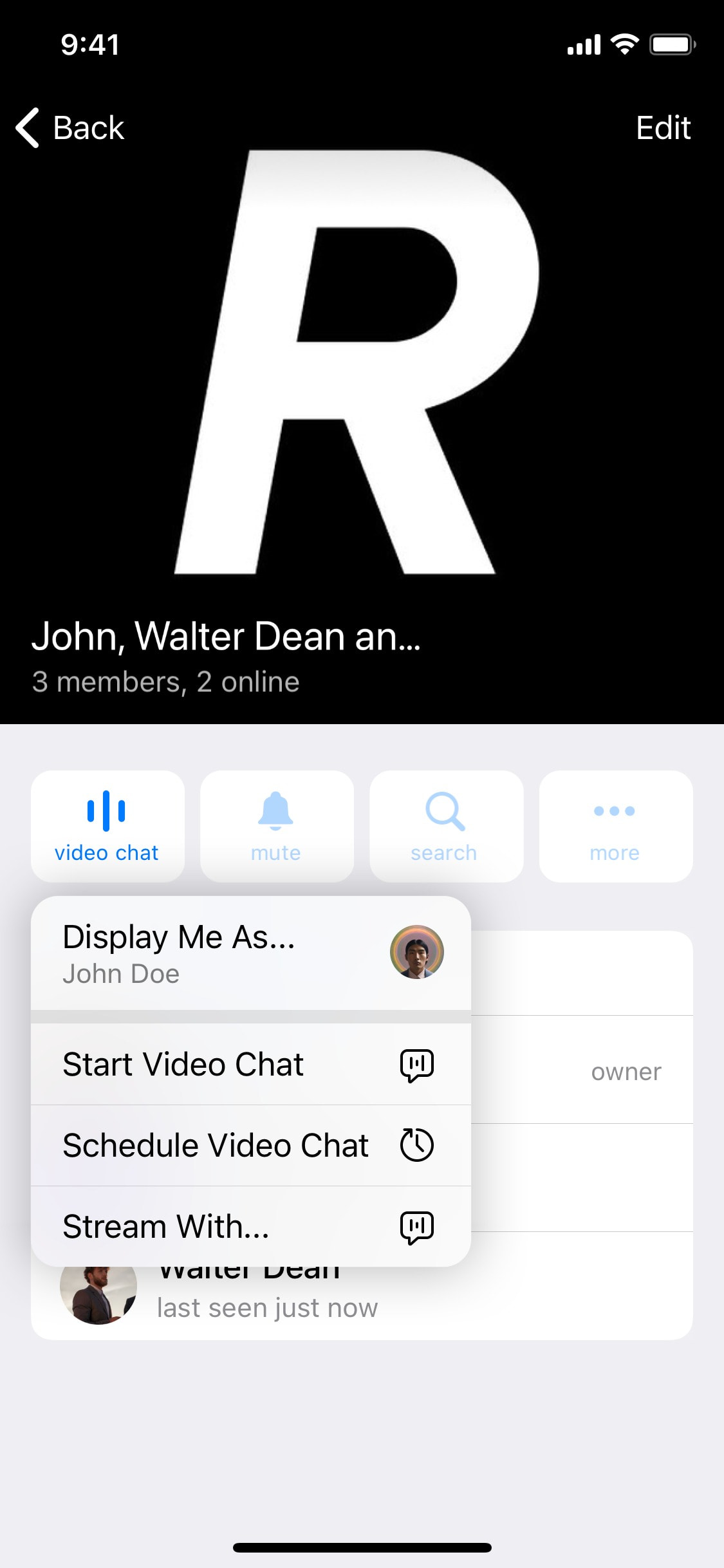 Telegram iOS screen 391